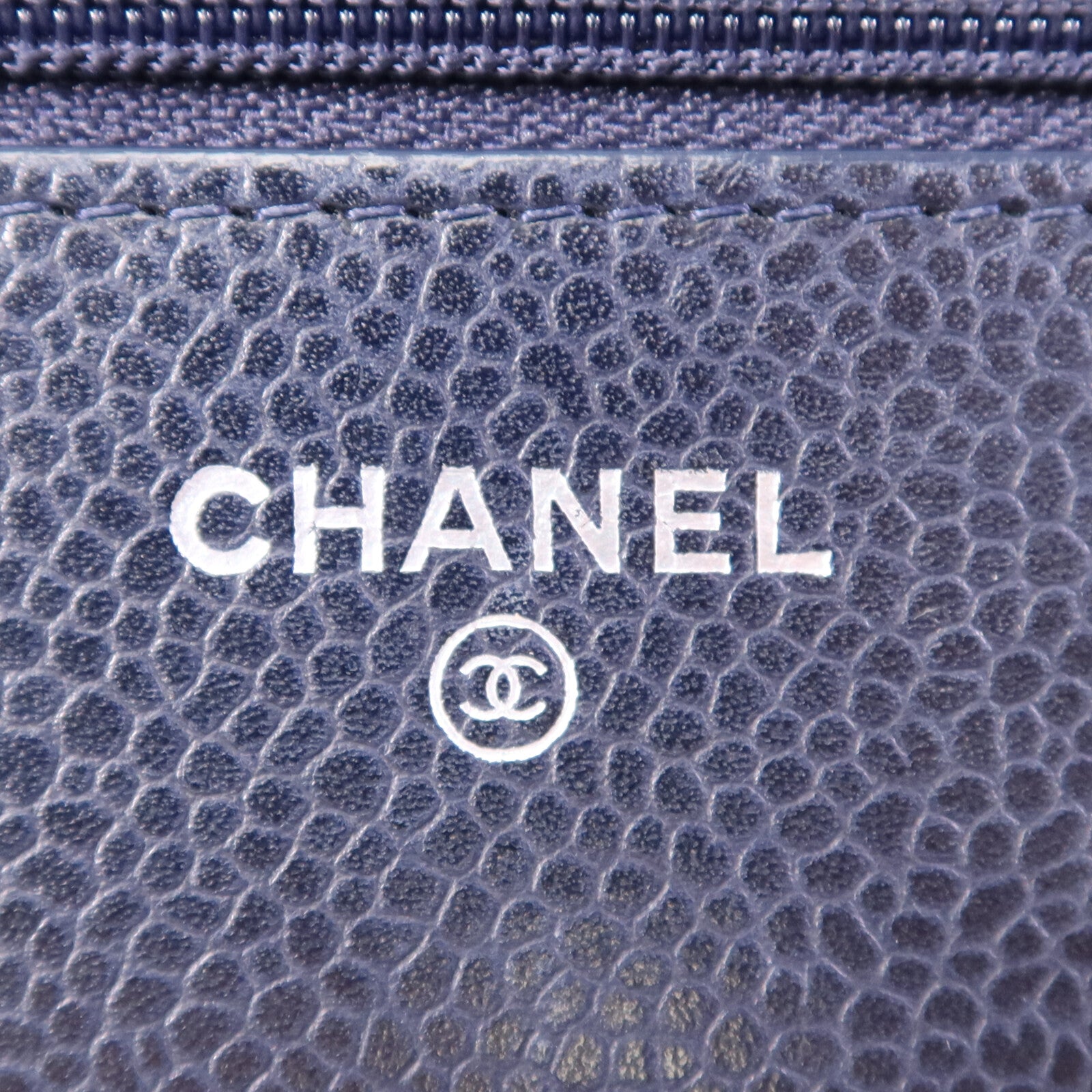 CHANEL 牛皮皮革WOC Wallet On Chain銀扣鏈帶肩背袋
