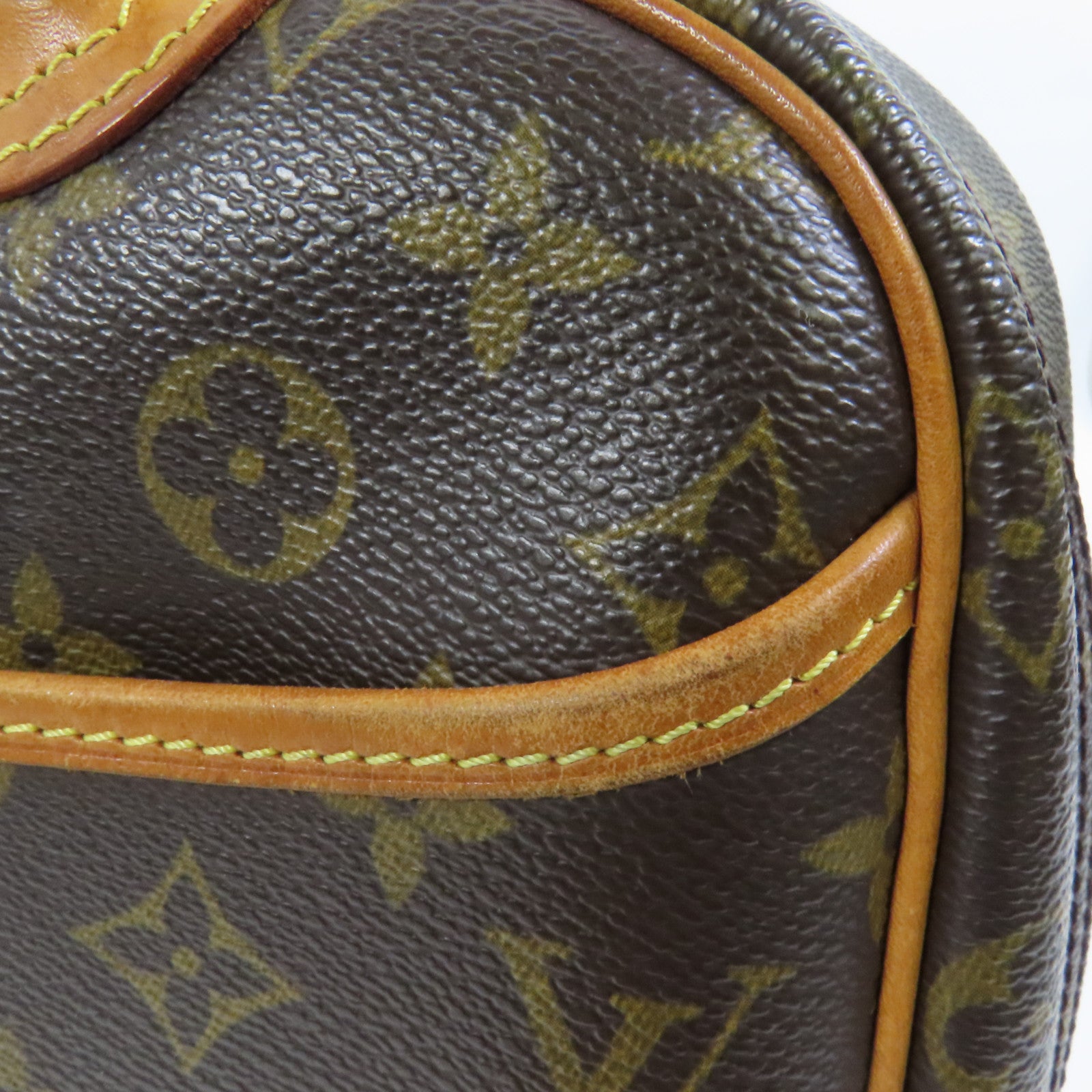 LOUIS VUITTON 【激減優惠】Monogram Deauville金扣手挽袋