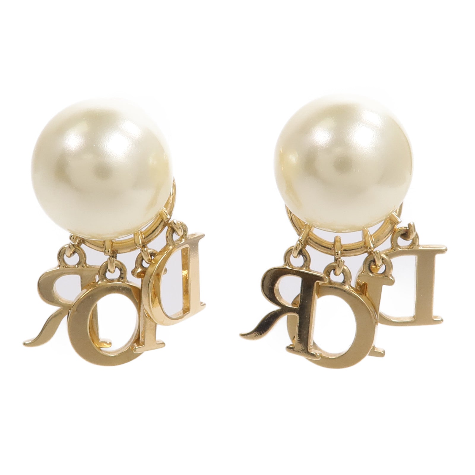 Dior 金屬/樹脂Tribales Earrings耳環
