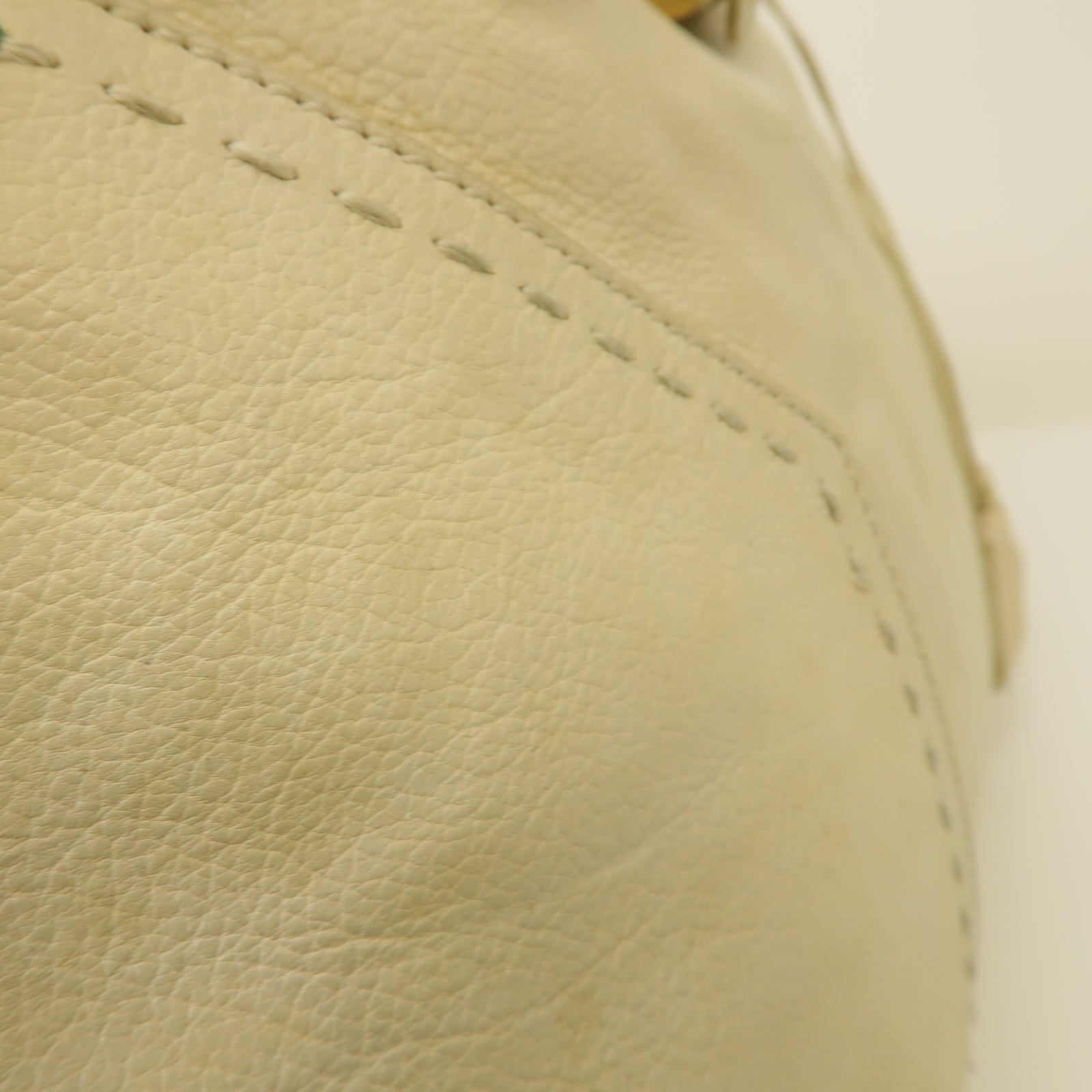 SAINT LAURENT 【激減優惠】牛皮皮革Hand Bag金扣手提袋白色