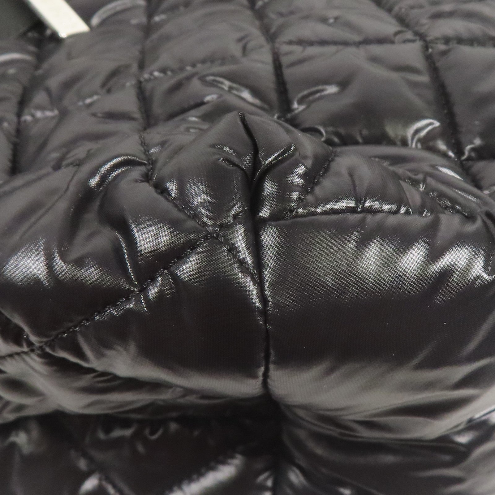 CHANEL 尼龍Coco Cocoon銀扣肩背袋/手挽袋