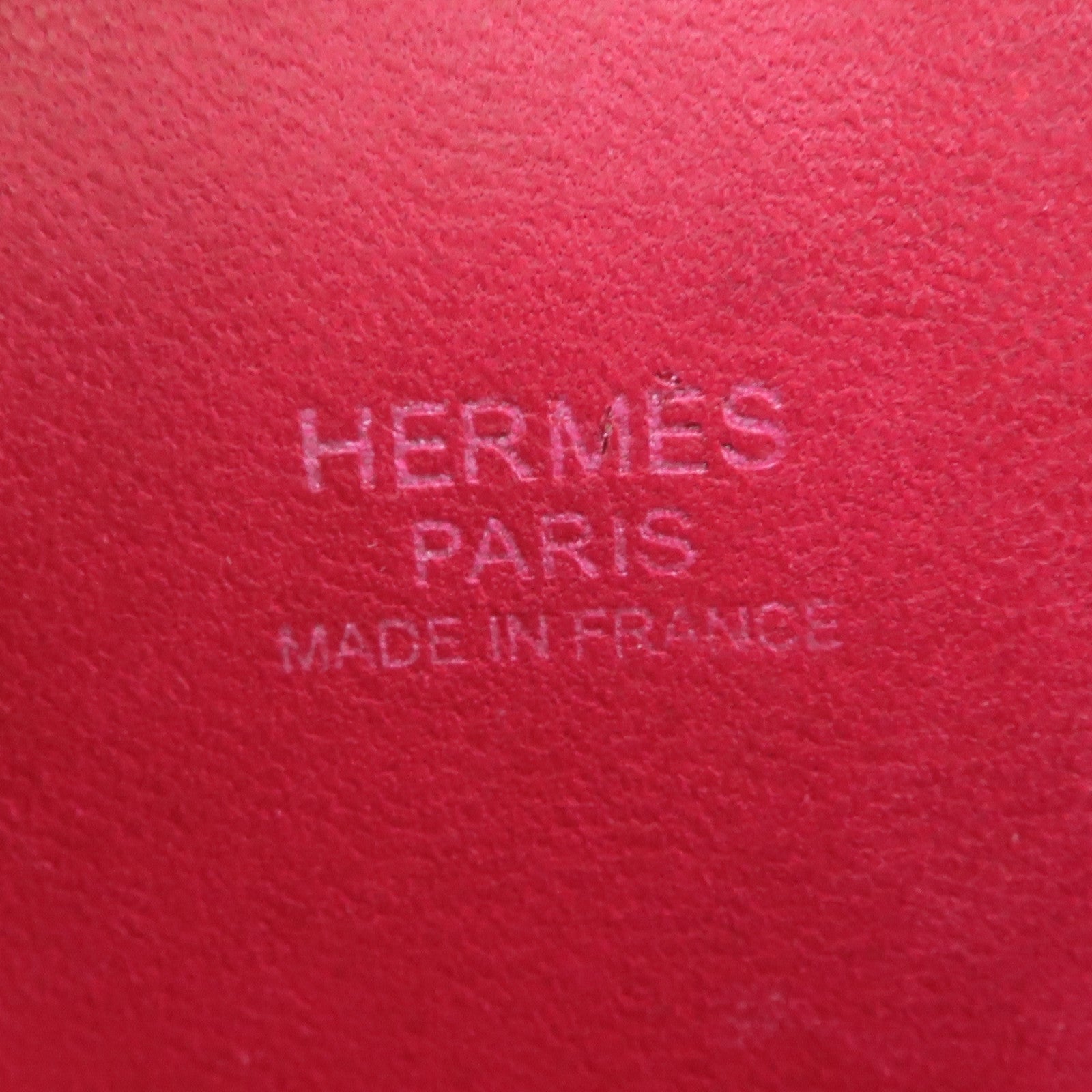 HERMES Clemence皮革Bolide 35銀扣手挽肩背兩用袋Rubis