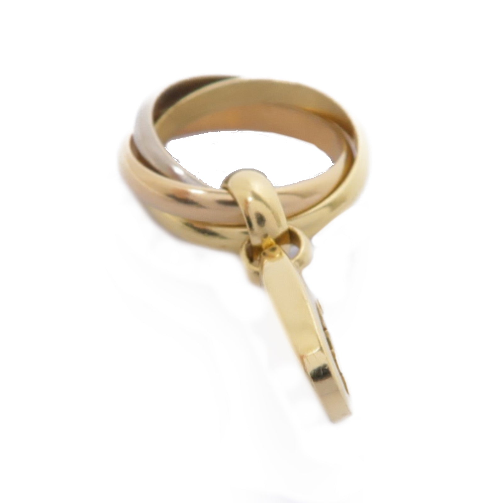 CARTIER 18K黃金/玫瑰金/白金Trinity Top吊墜