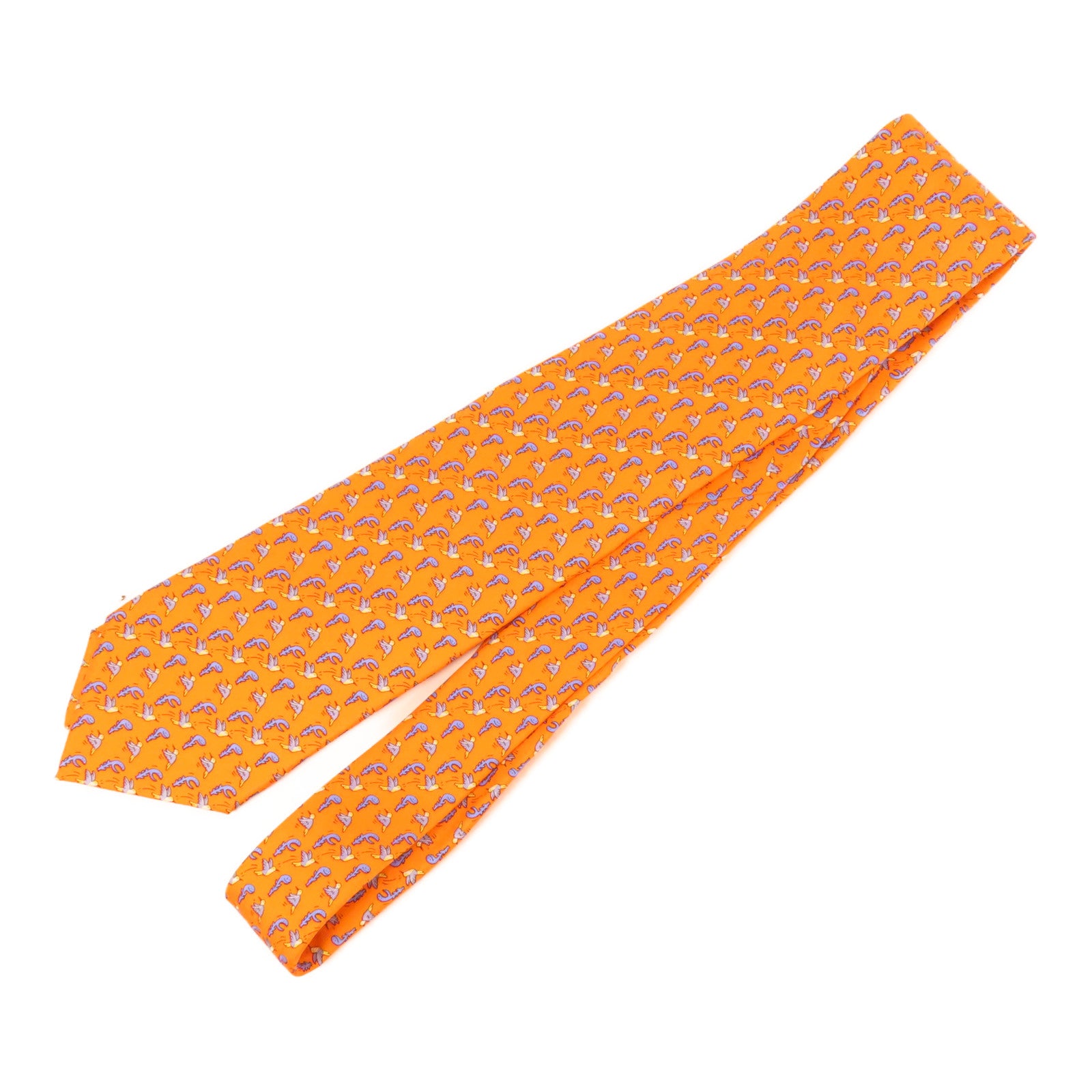 HERMES 絲質Tie領帶