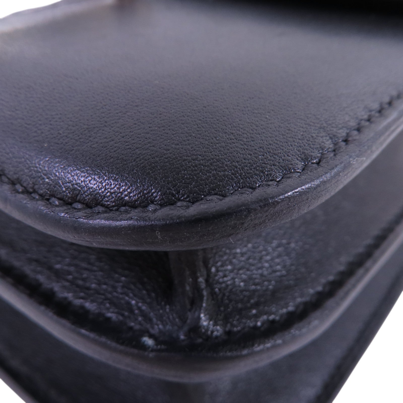 HERMES Swift皮革Mini Constance Shoulder Bag銀扣肩背袋