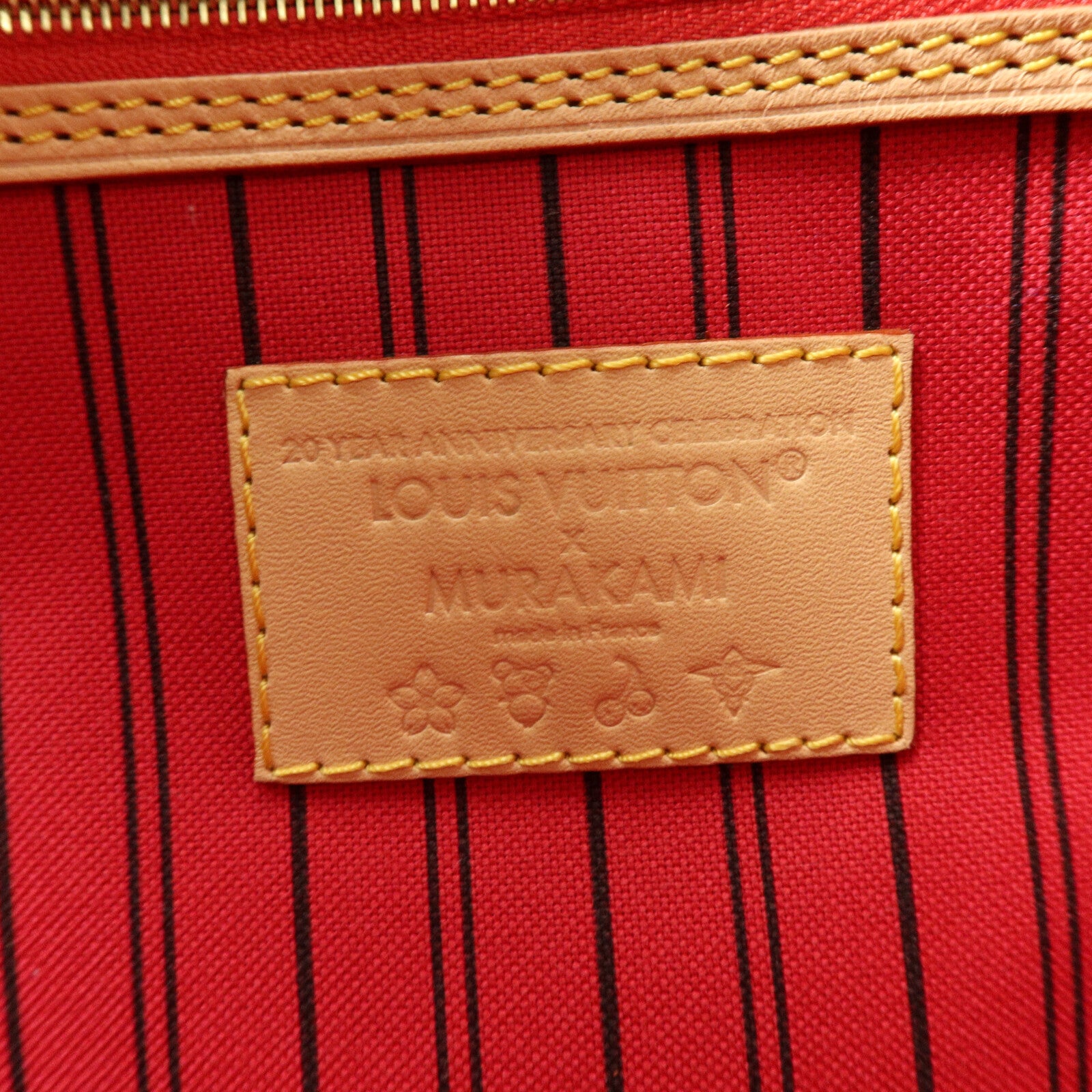 LOUIS VUITTON Monogram Cherry LV x TM Cherry Neverfull MM手挽袋