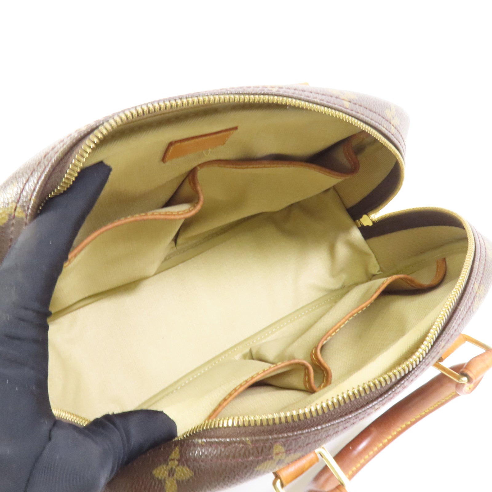 LOUIS VUITTON 【激減優惠】Monogram Deauville金扣手挽袋