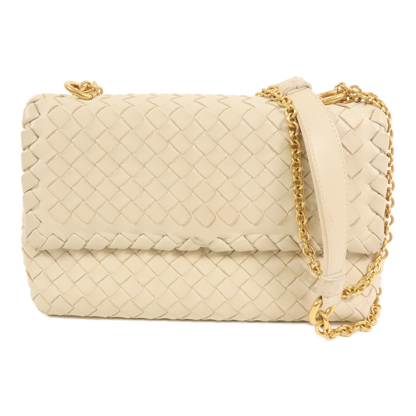 BOTTEGA VENETA 羊皮皮革Second Bag金扣鏈帶肩背袋