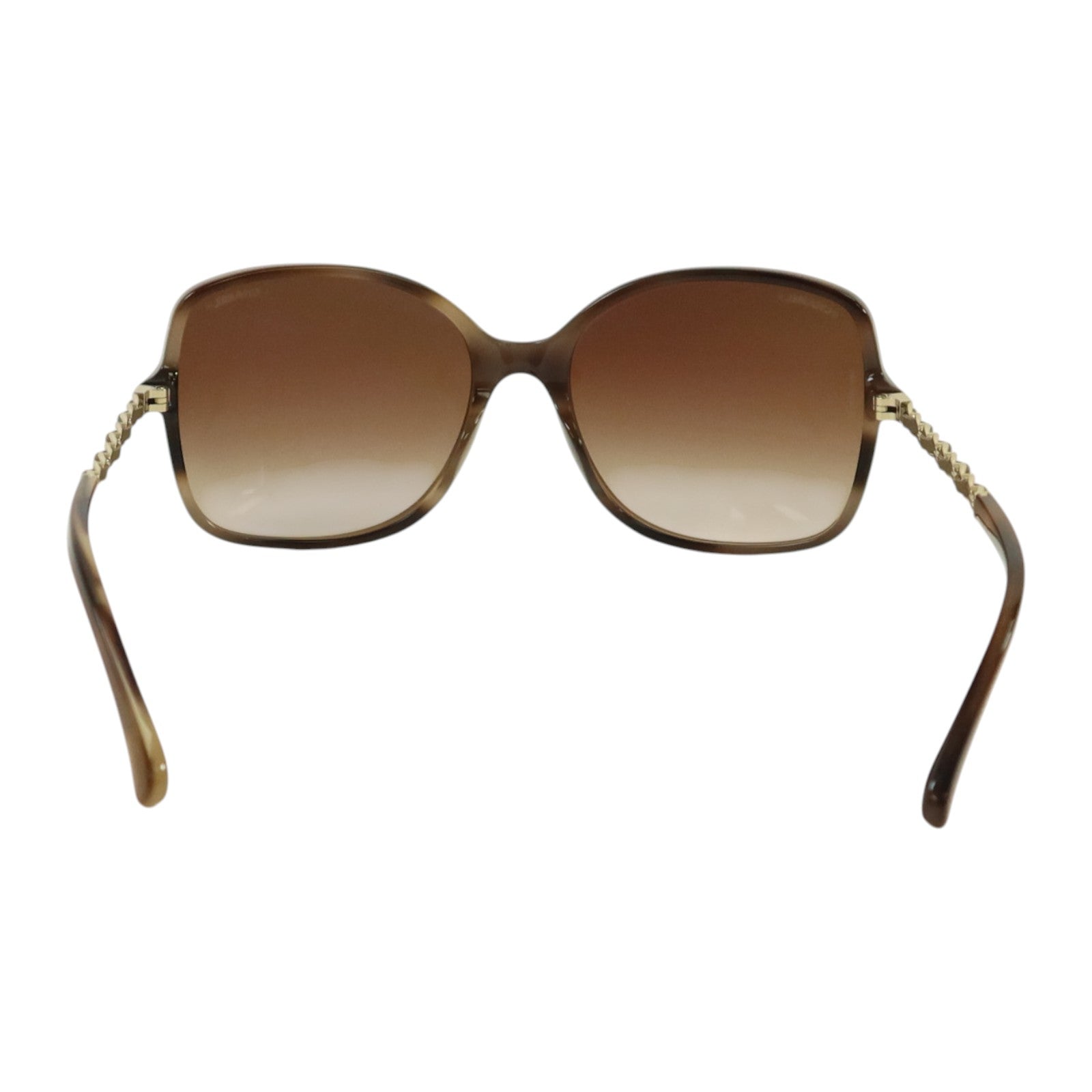 CHANEL PVC/羊皮皮革Square Sunglass太陽眼鏡