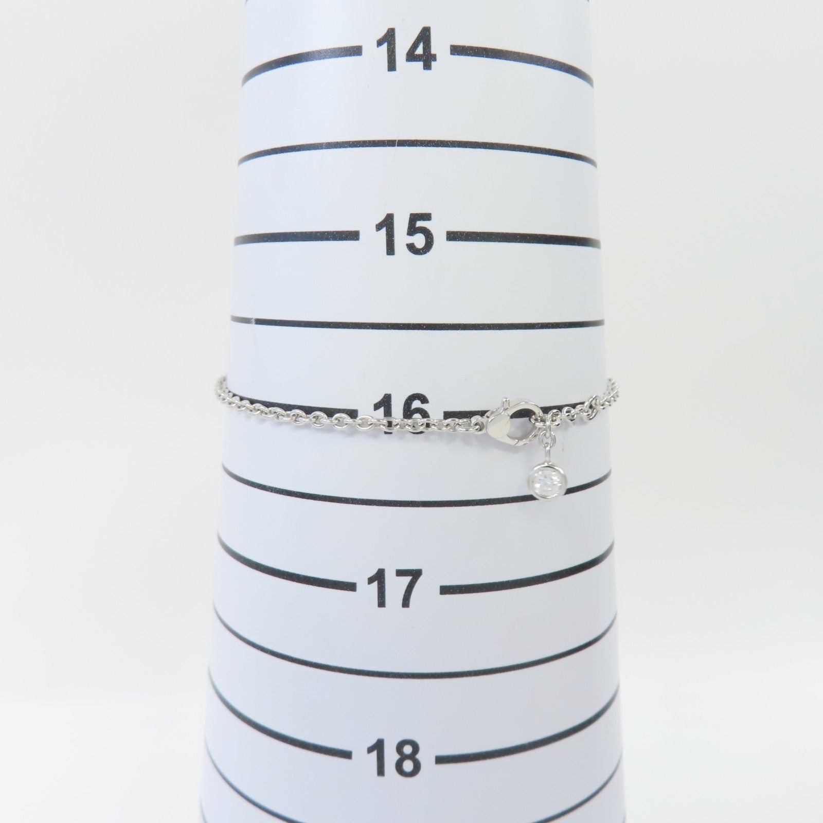 HERMES 18K白金Finesse Diamond Bracelet0.55ct鑽石手鏈