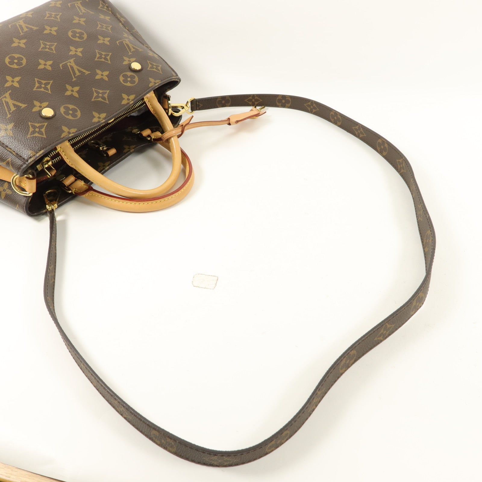 LOUIS VUITTON Monogram Montaigne BB手挽肩背兩用袋