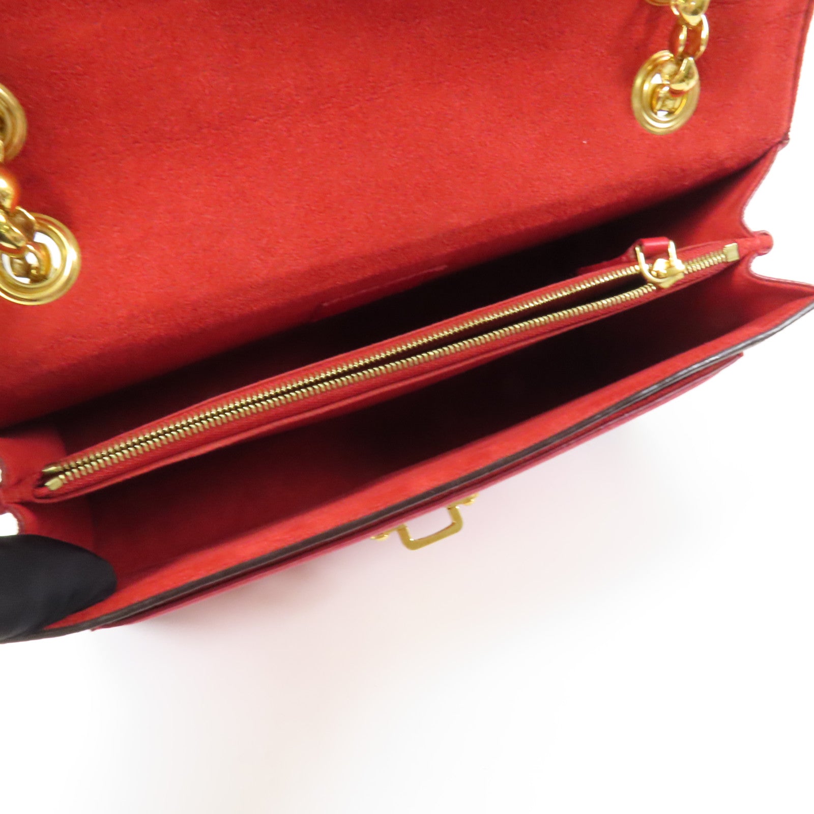 LOUIS VUITTON Monogram Victoire金扣鏈帶肩背袋