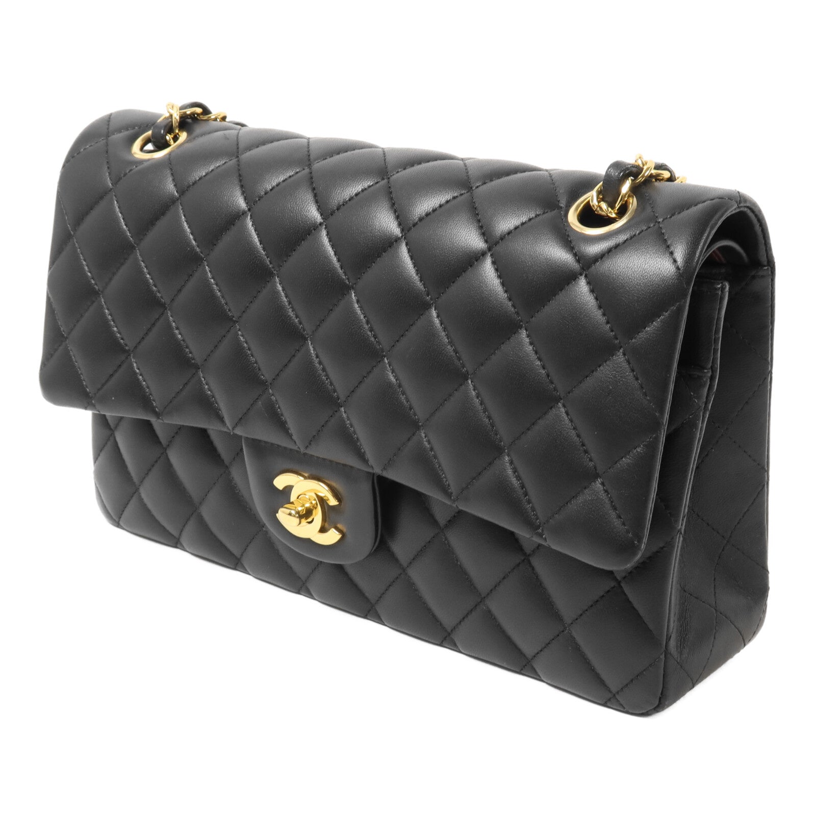 CHANEL 羊皮皮革Classic 25鏈帶肩背袋