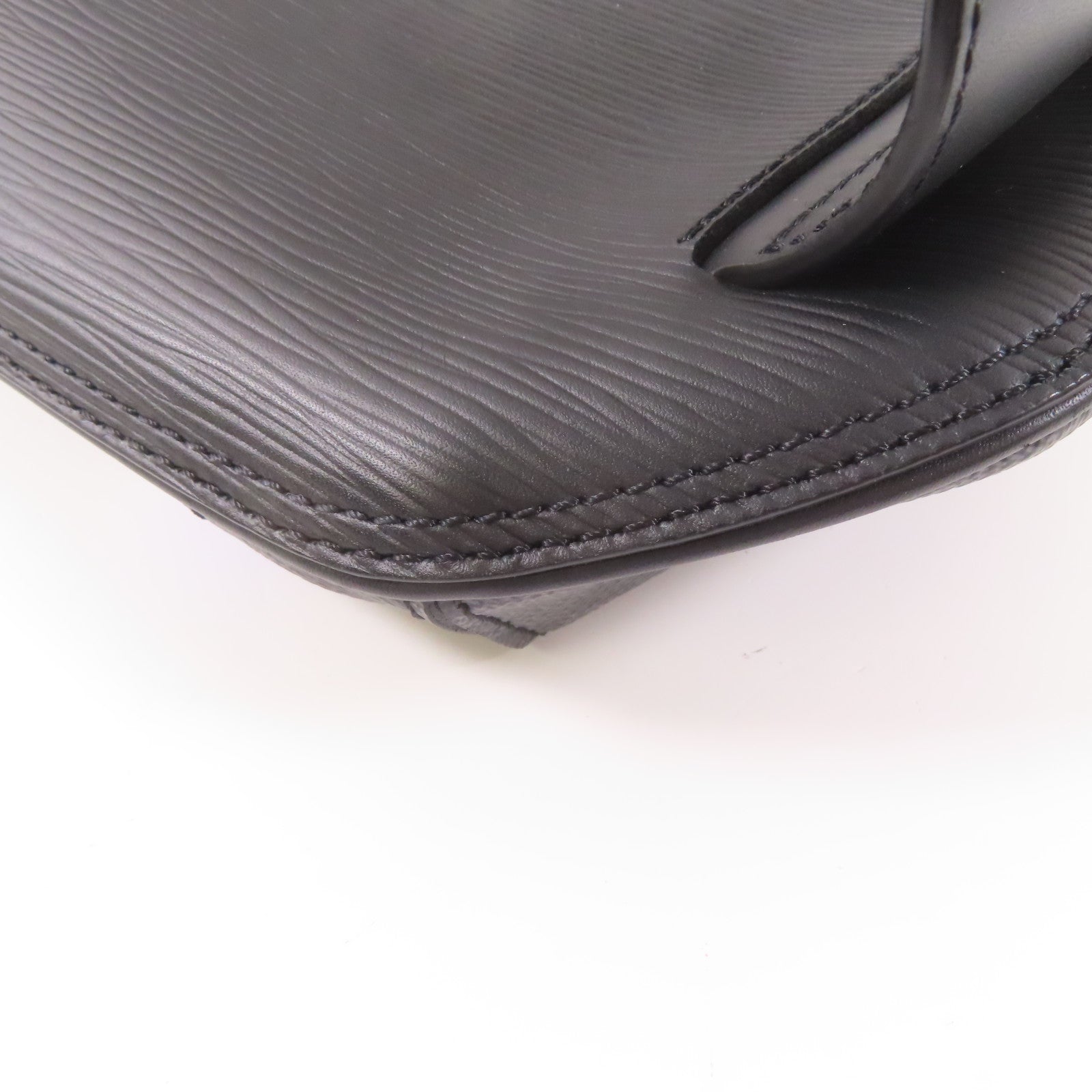LOUIS VUITTON Epi/Damier Graphite Bum Bag銀扣腰包黑色