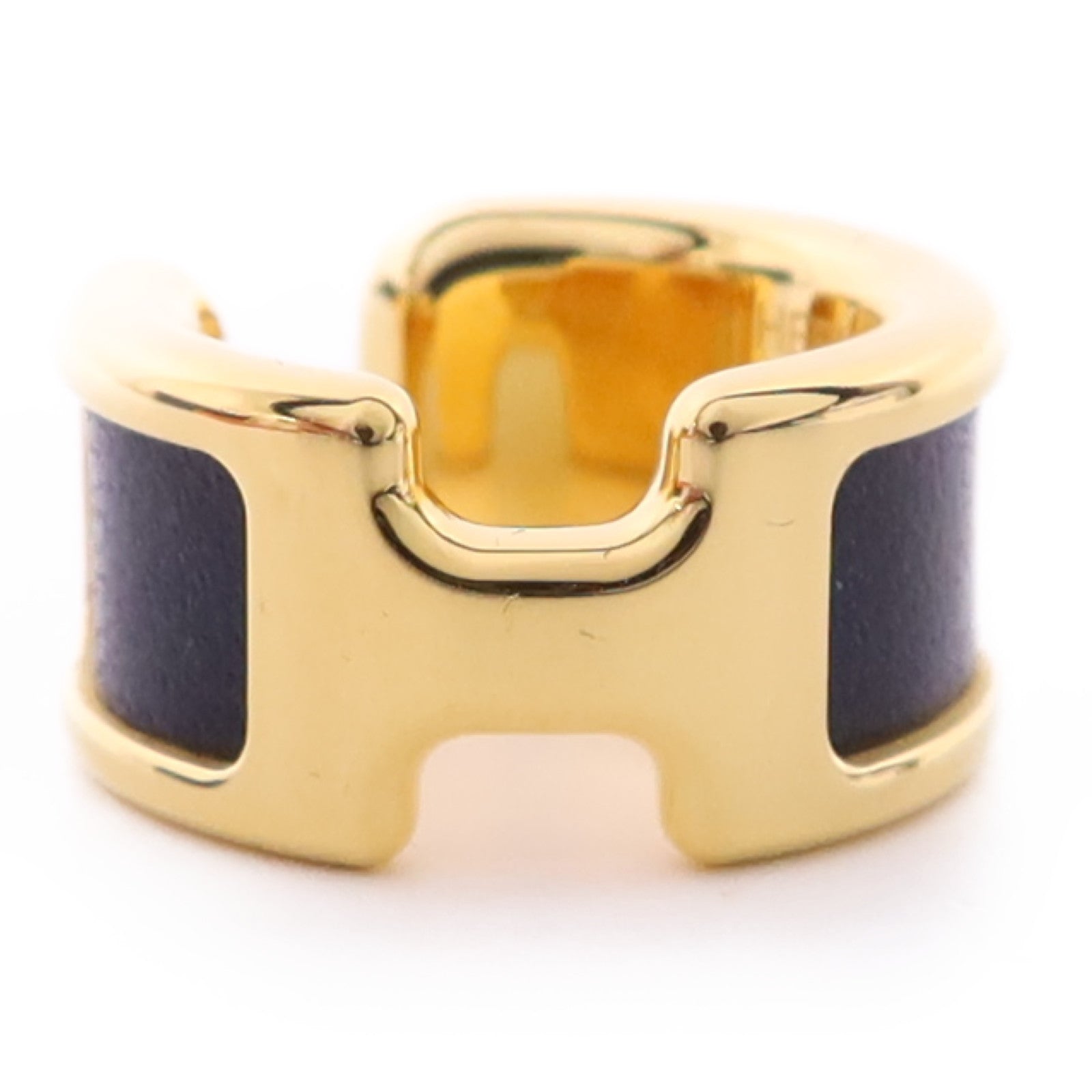 HERMES 【激減優惠】金屬/皮革Olympe Ear Cuff耳夾