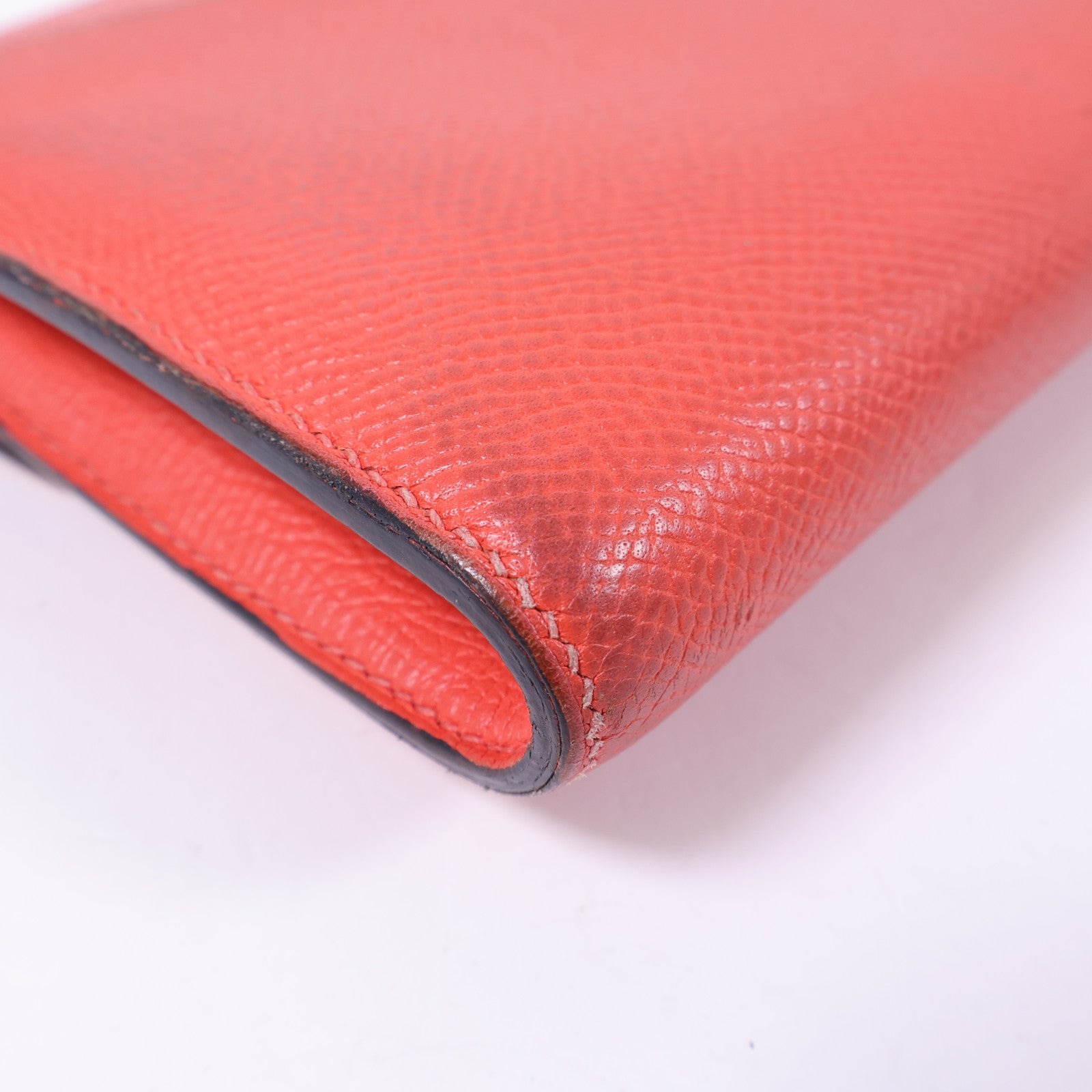 HERMES Epsom皮革Constance Wallet金扣長錢包