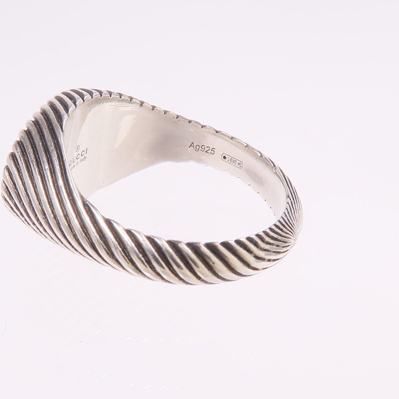 GUCCI 925純銀Ring戒指Gucci#9/US#5