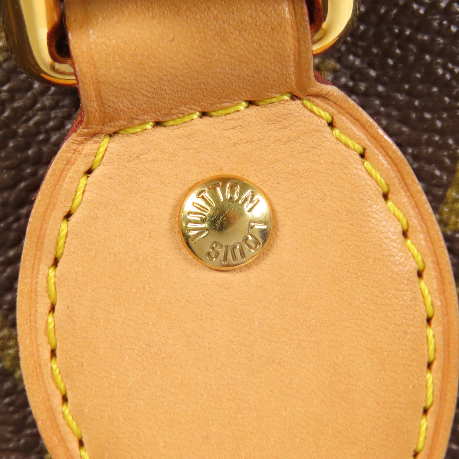 LOUIS VUITTON Monogram Palermo GM金扣手挽肩背兩用袋啡色