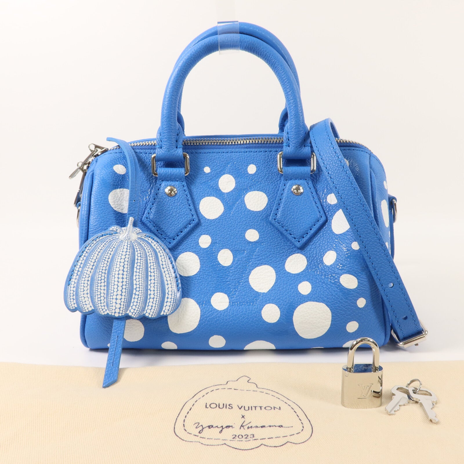 LOUIS VUITTON Monogram Empreinte LVxYK Speedy Bandouliere 20手挽肩背兩用袋