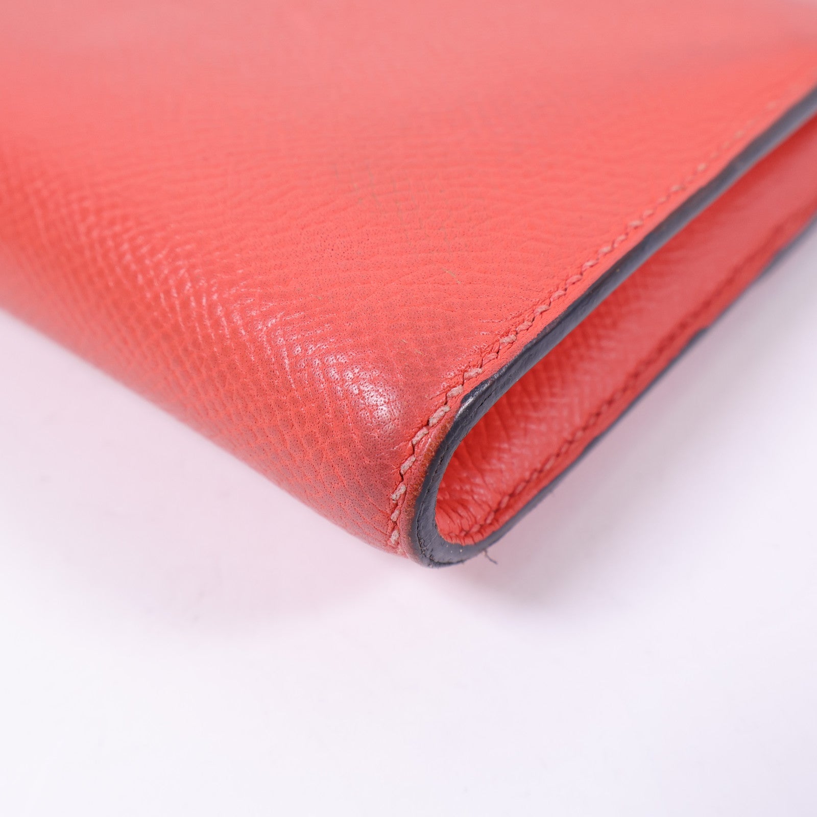 HERMES Epsom皮革Constance Wallet金扣長錢包