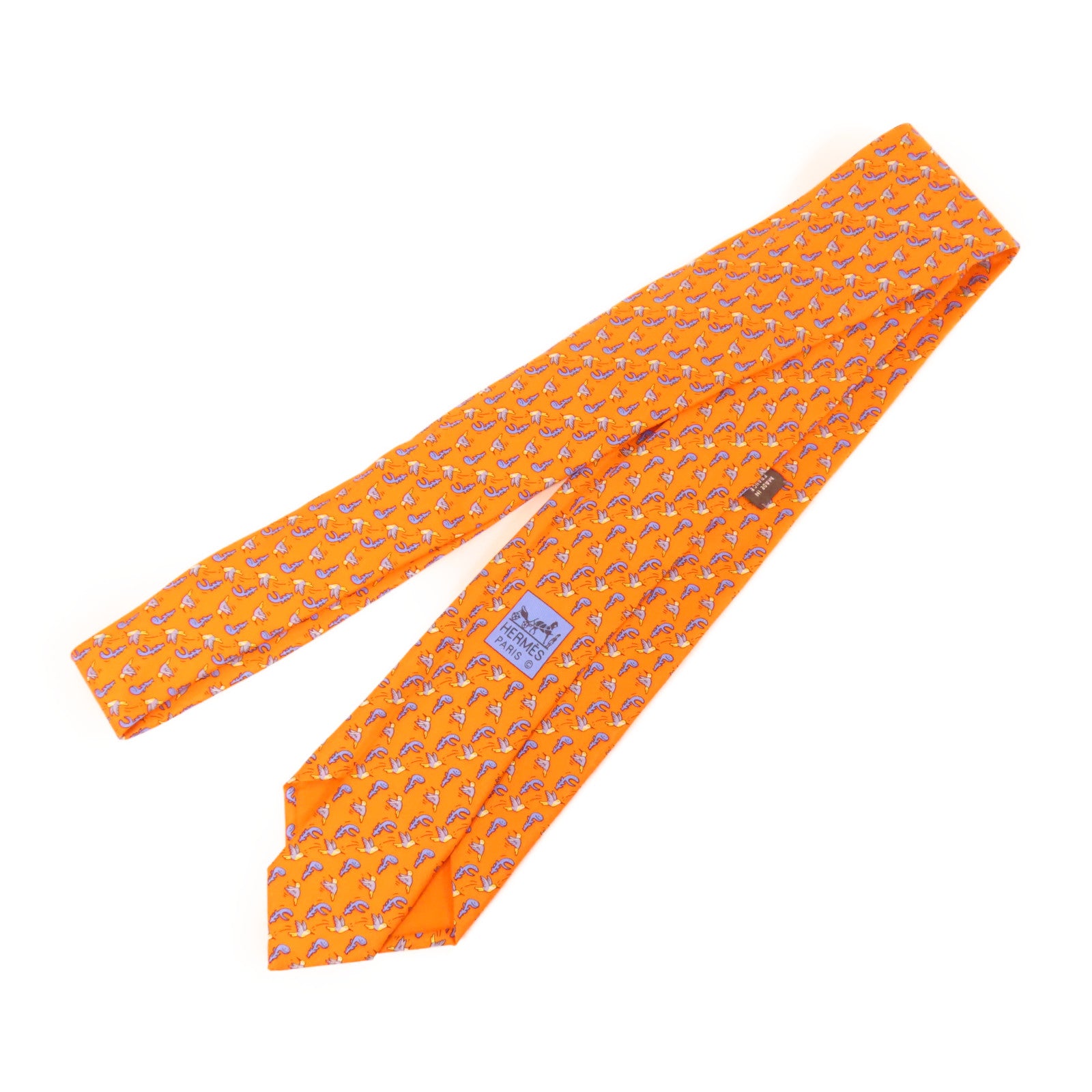 HERMES 絲質Tie領帶