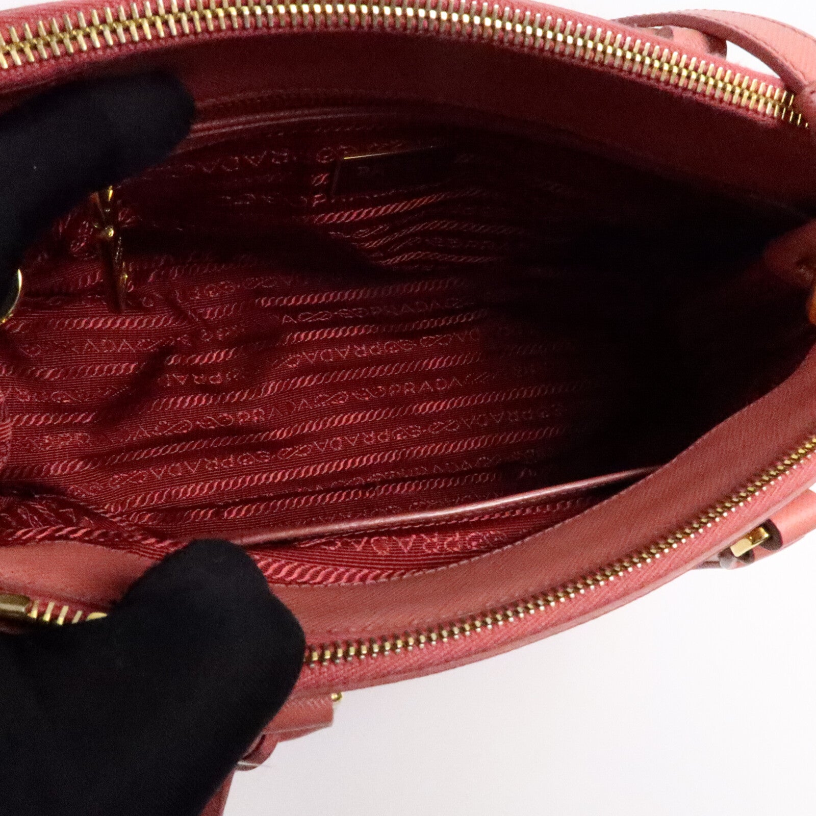PRADA 牛皮皮革2 Way Shoulder Bag手挽肩背兩用袋