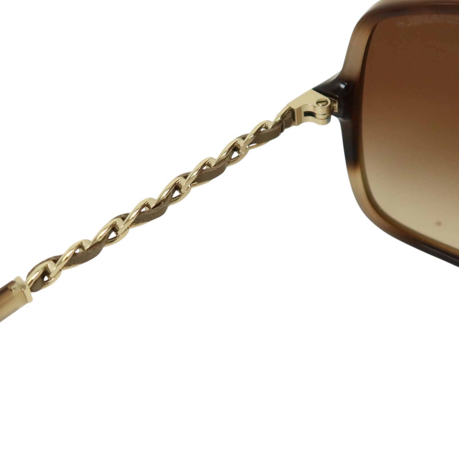 CHANEL PVC/羊皮皮革Square Sunglass太陽眼鏡