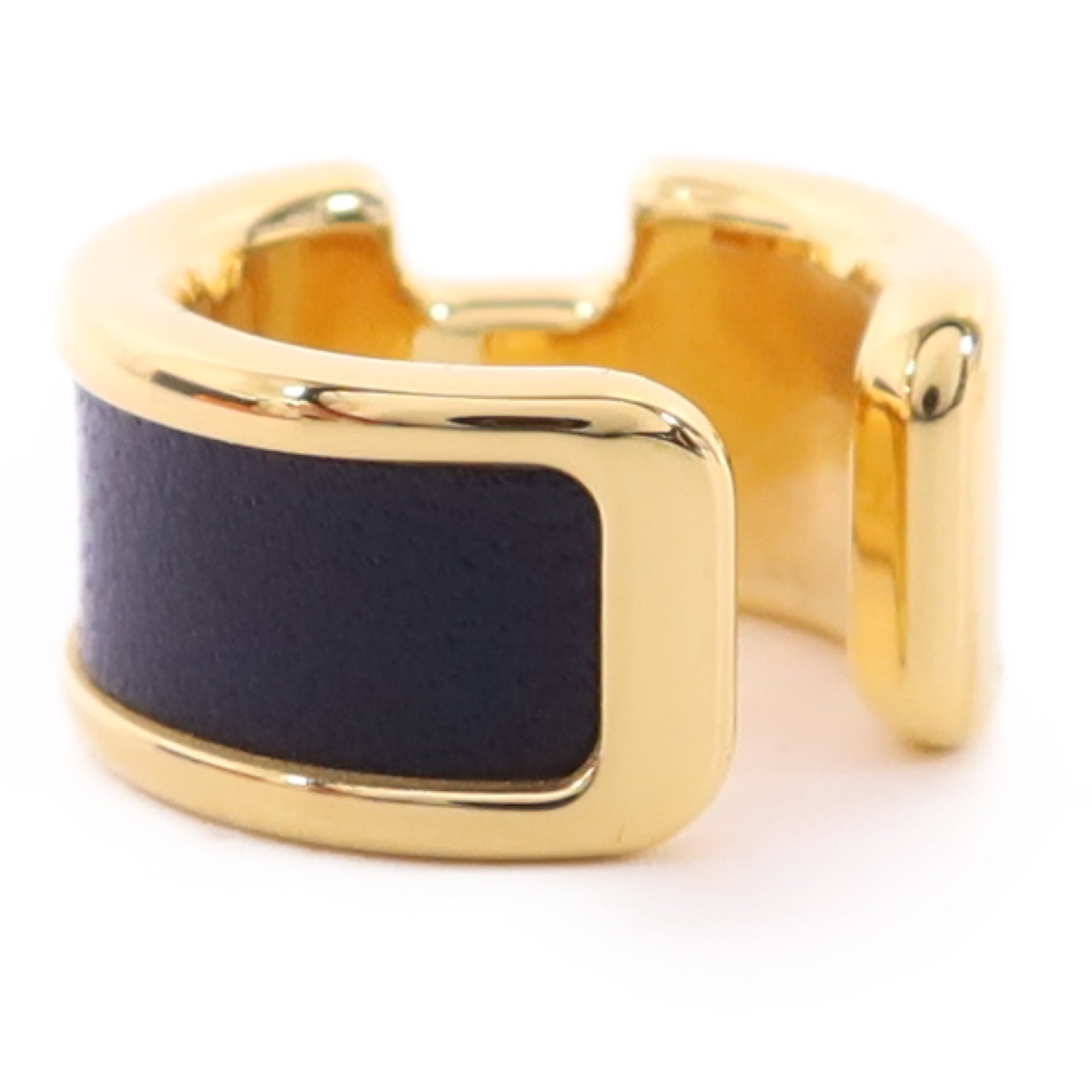 HERMES 【激減優惠】金屬/皮革Olympe Ear Cuff耳夾