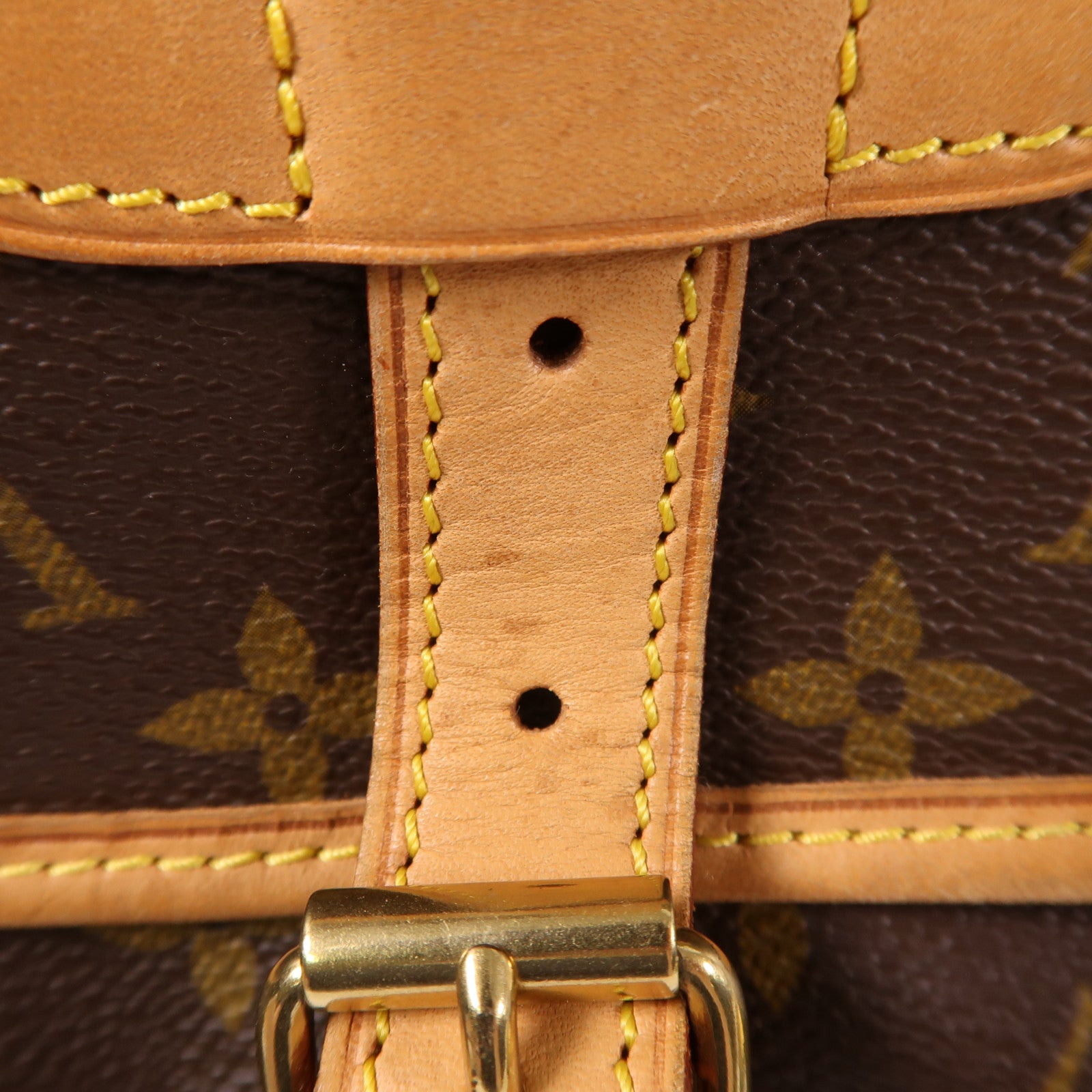 LOUIS VUITTON Monogram Saumur 30金扣肩背袋