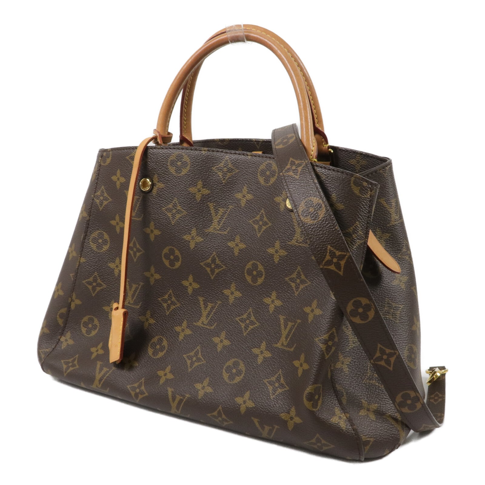 LOUIS VUITTON Monogram Montaigne MM手挽肩背兩用袋