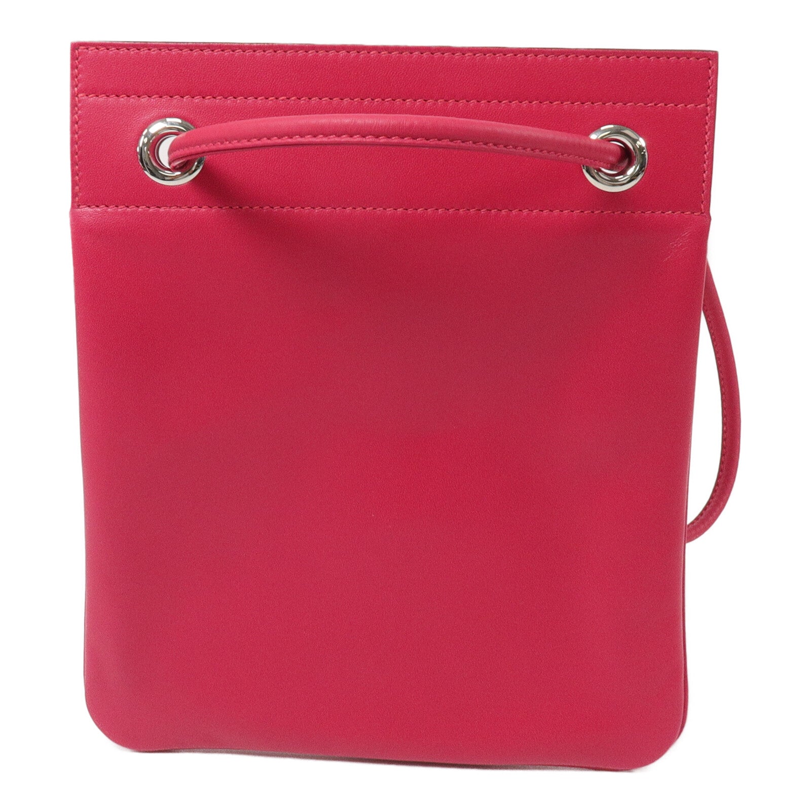 HERMES Swift皮革Aline Mini肩背袋Framboise