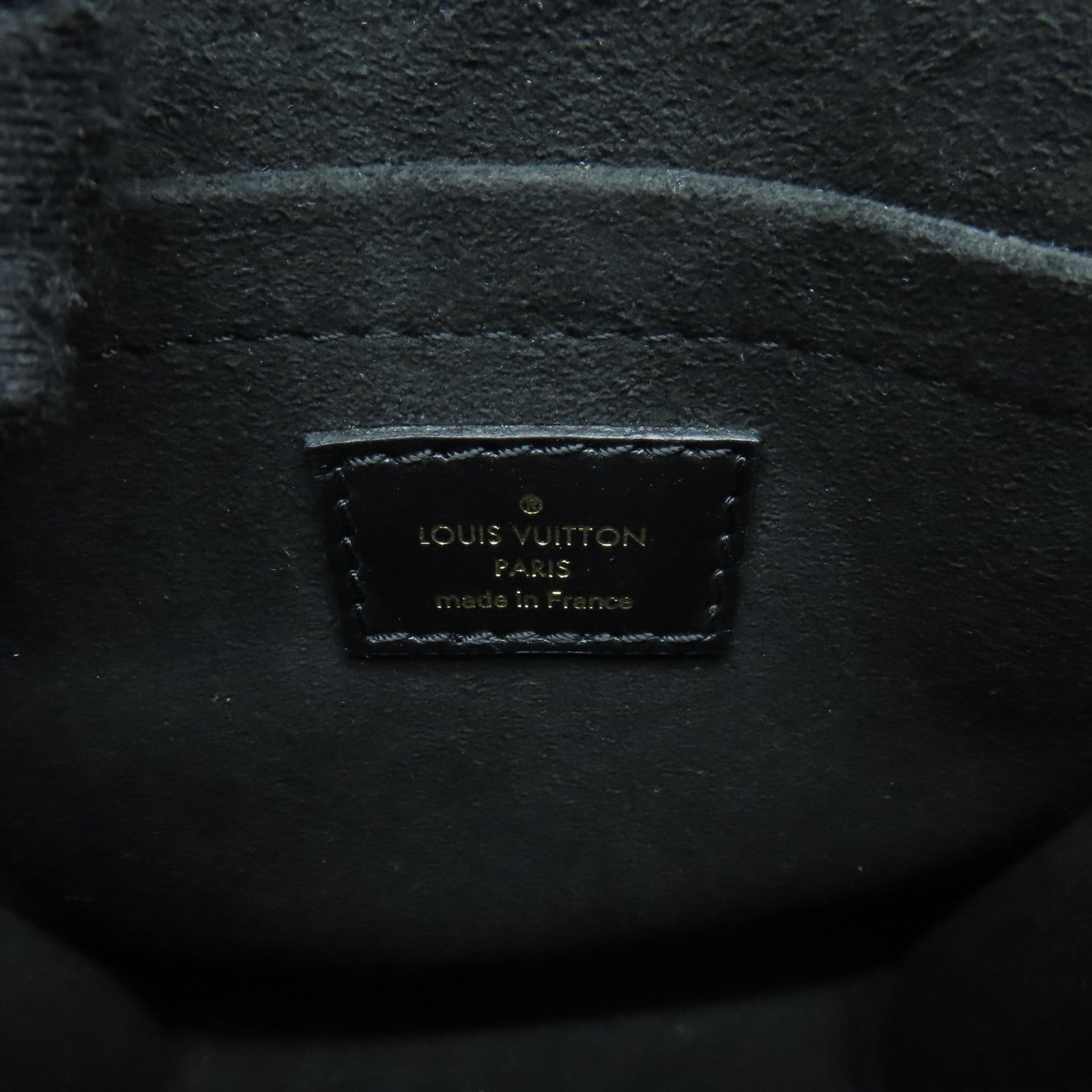 LOUIS VUITTON 【清倉大減價】Monogram Jacquard Since 1854 Petit Sac Plat金扣手挽肩背兩用袋黑色/白色