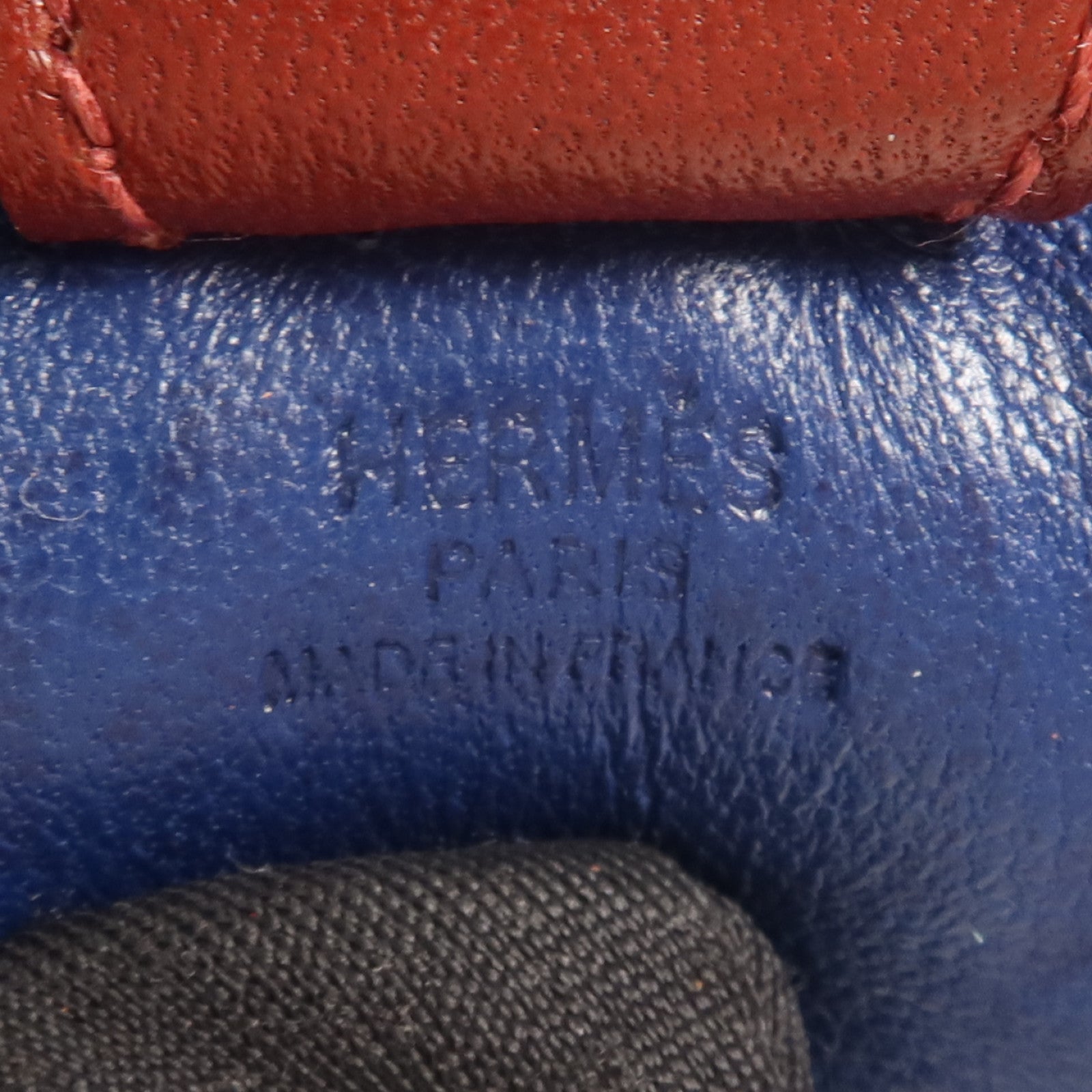 HERMES 羊皮皮革Rodeo PM掛飾