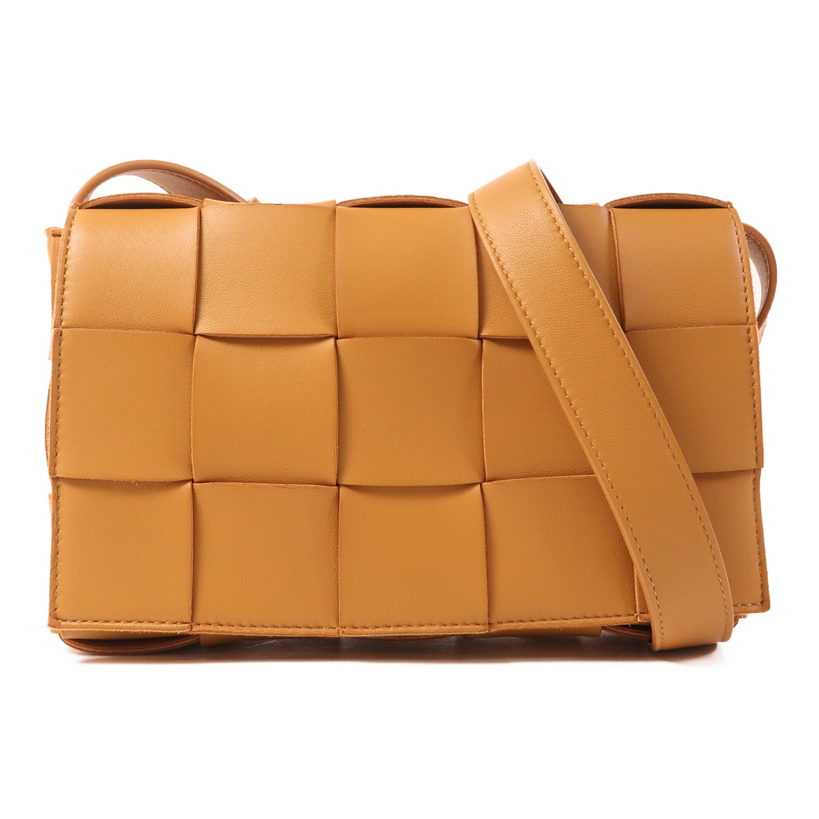 BOTTEGA VENETA 羊皮皮革Cassette金扣肩背袋