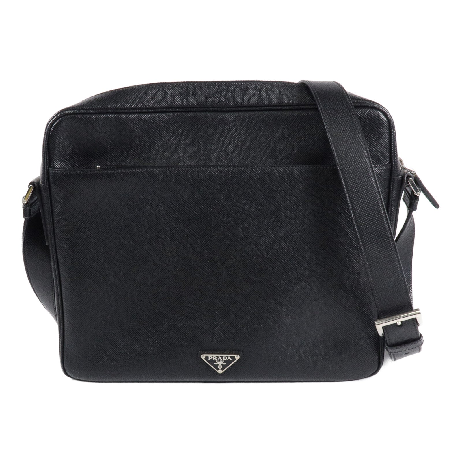 PRADA Saffiano皮革Messenger Bag肩背袋
