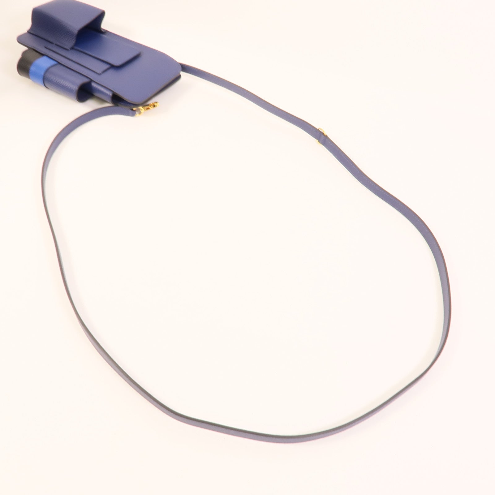 HERMES Epsom皮革Hermesway手機袋Saphire