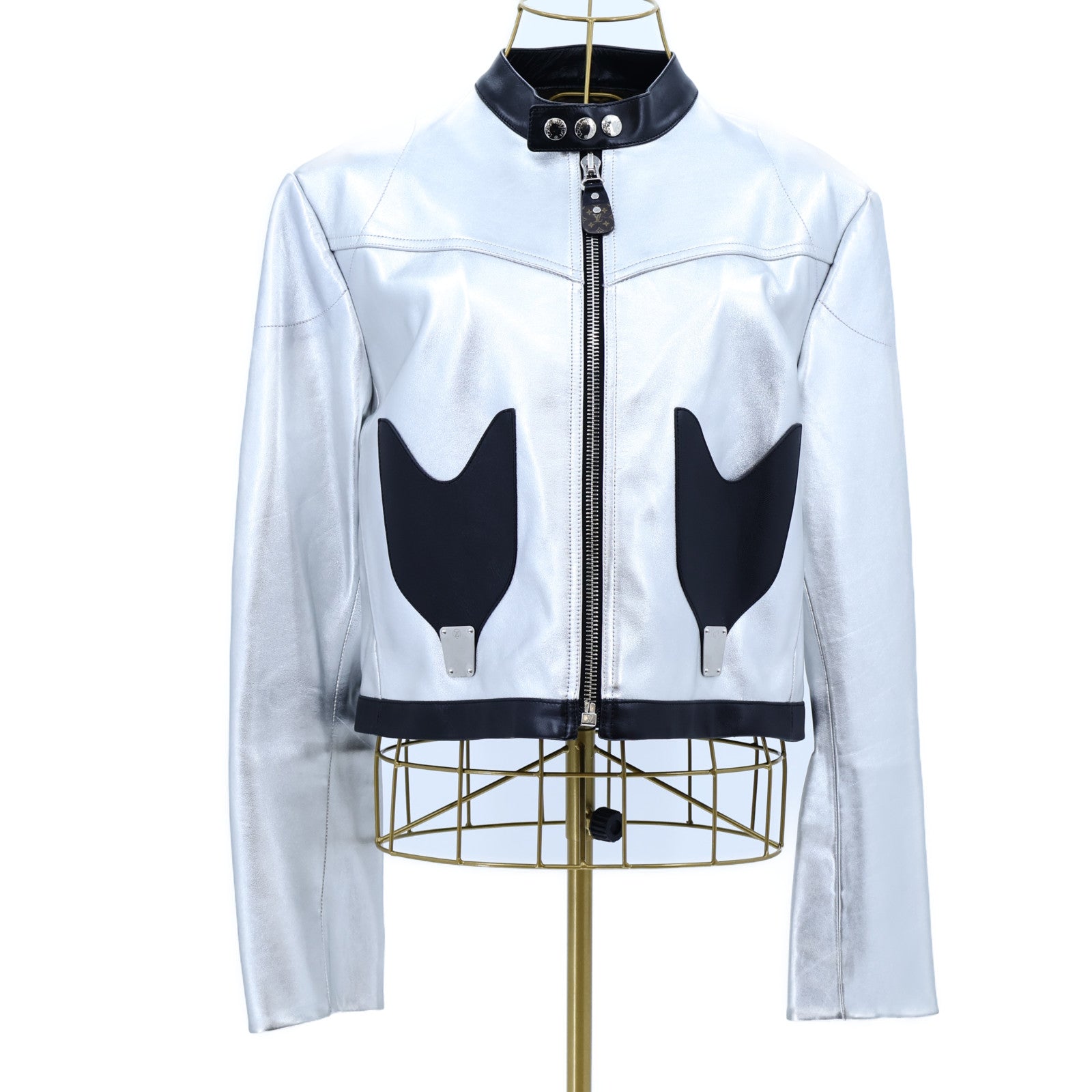 LOUIS VUITTON Calfskin/Lambskin Riders Jacket外套