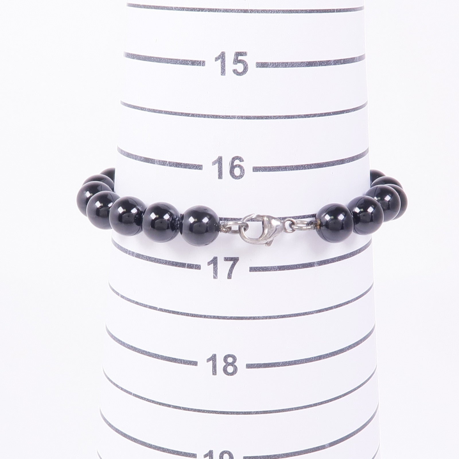 TIFFANY＆CO 925純銀/黑瑪瑙Bracelet手帶