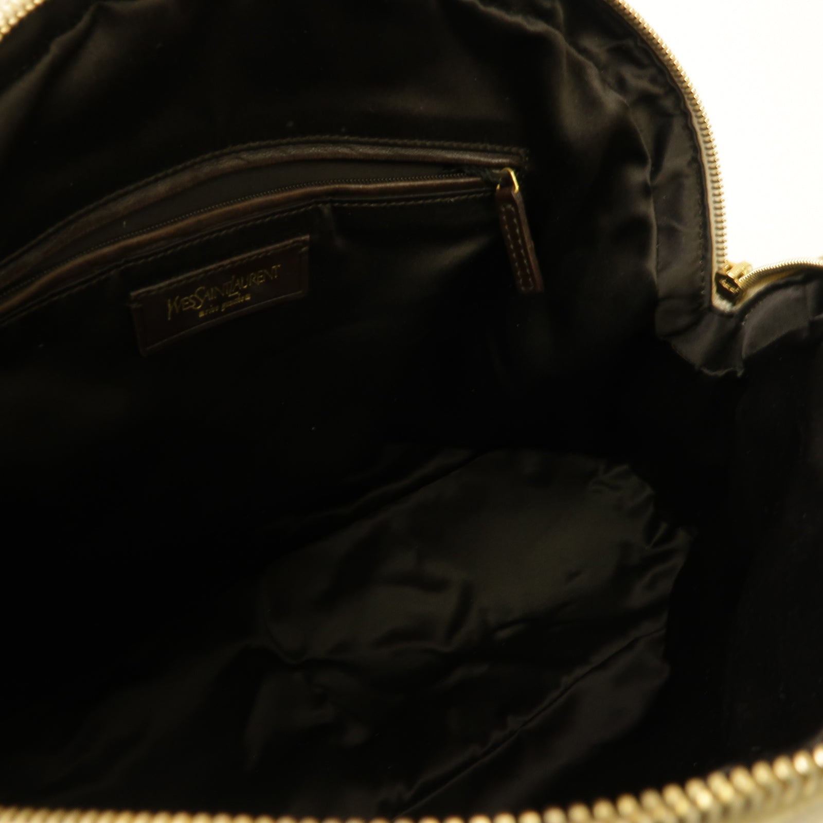 SAINT LAURENT 【激減優惠】牛皮皮革Hand Bag金扣手提袋白色