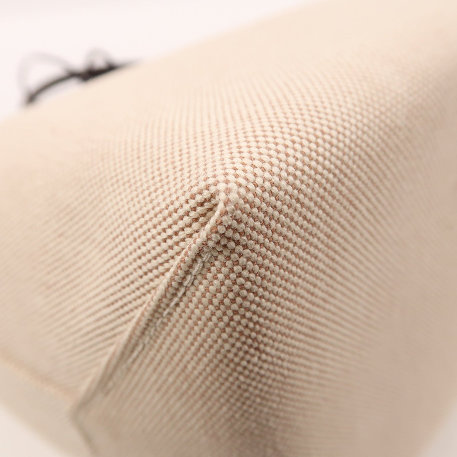 HERMES Toile H帆布/Swift皮革Steeple 25手挽袋Ecru/Rouge Sellier