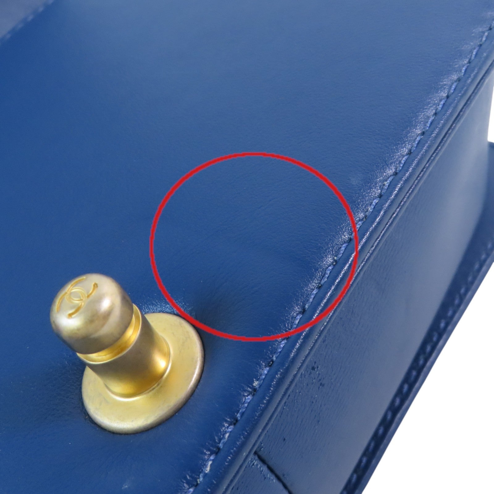 CHANEL 羊皮皮革Boy 25 With Handel金扣鏈帶肩背袋