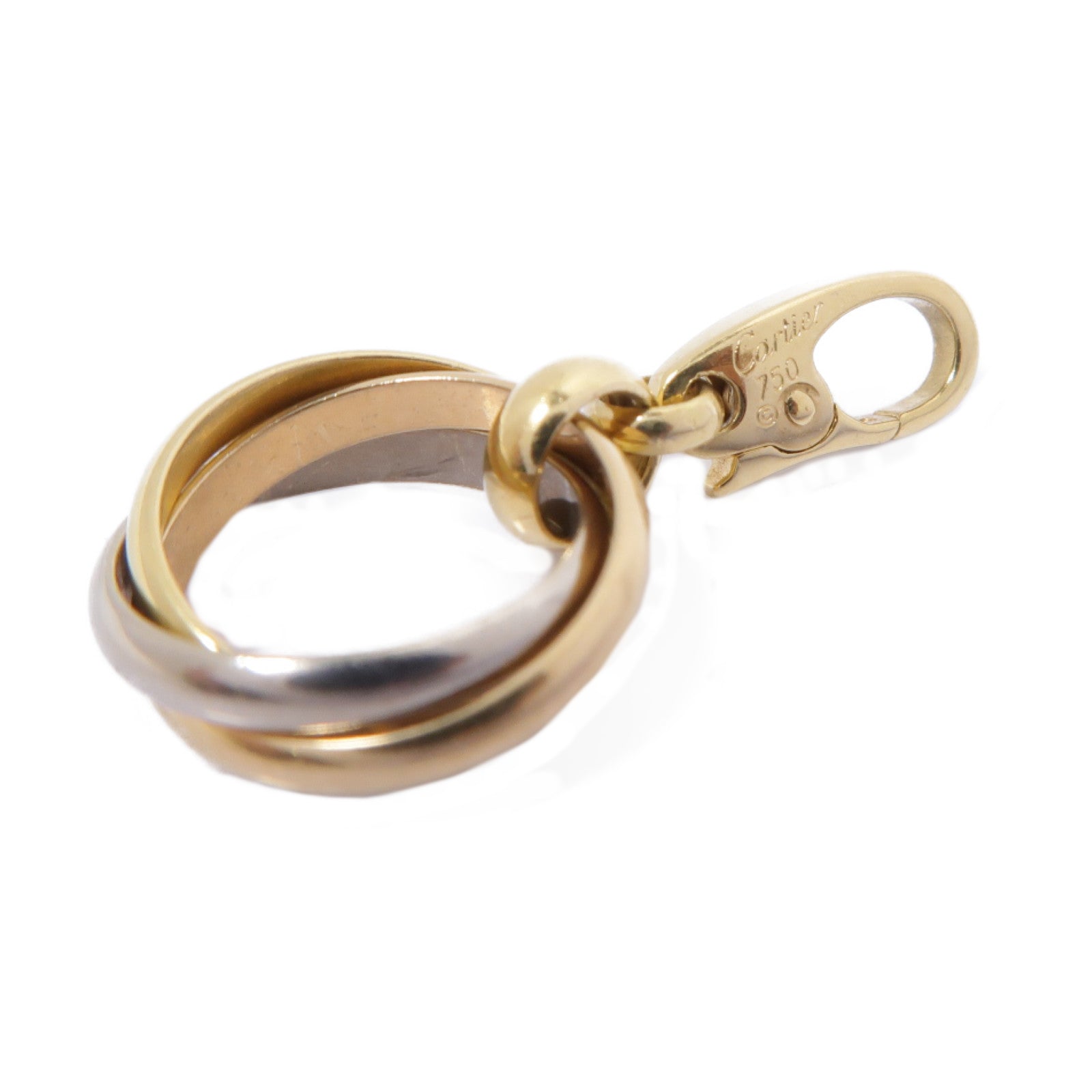 CARTIER 18K黃金/玫瑰金/白金Trinity Top吊墜