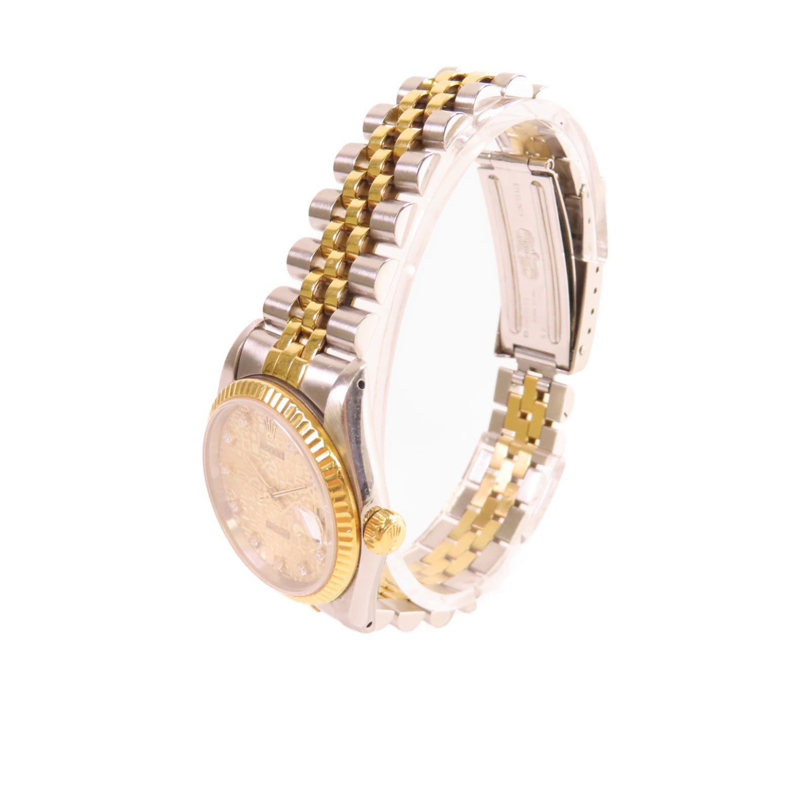 ROLEX Datejust 36mm Watch不鏽鋼/18K黃金自動機芯手錶金色/銀色