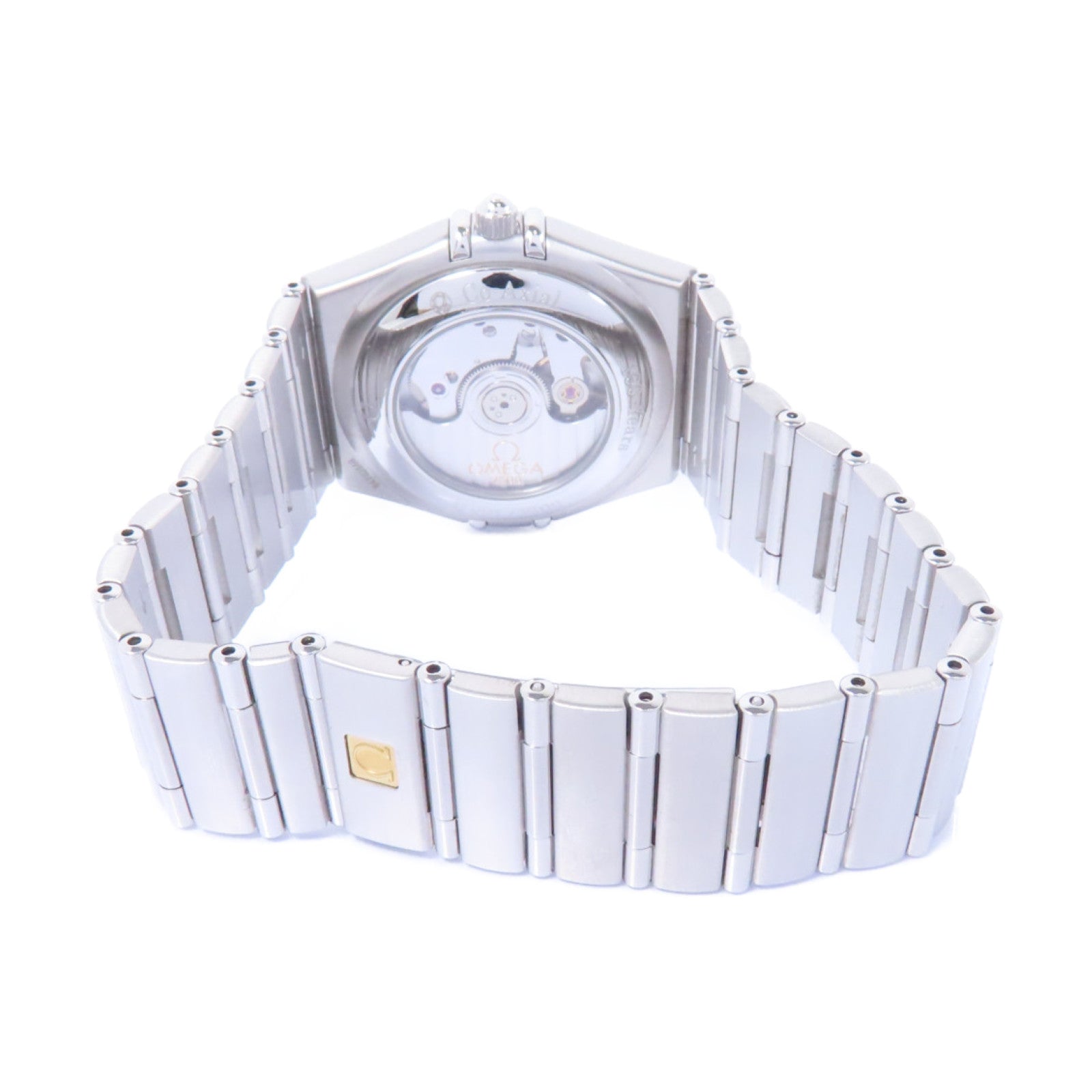 OMEGA Constellation不鏽鋼鑽石手錶自動機芯銀色