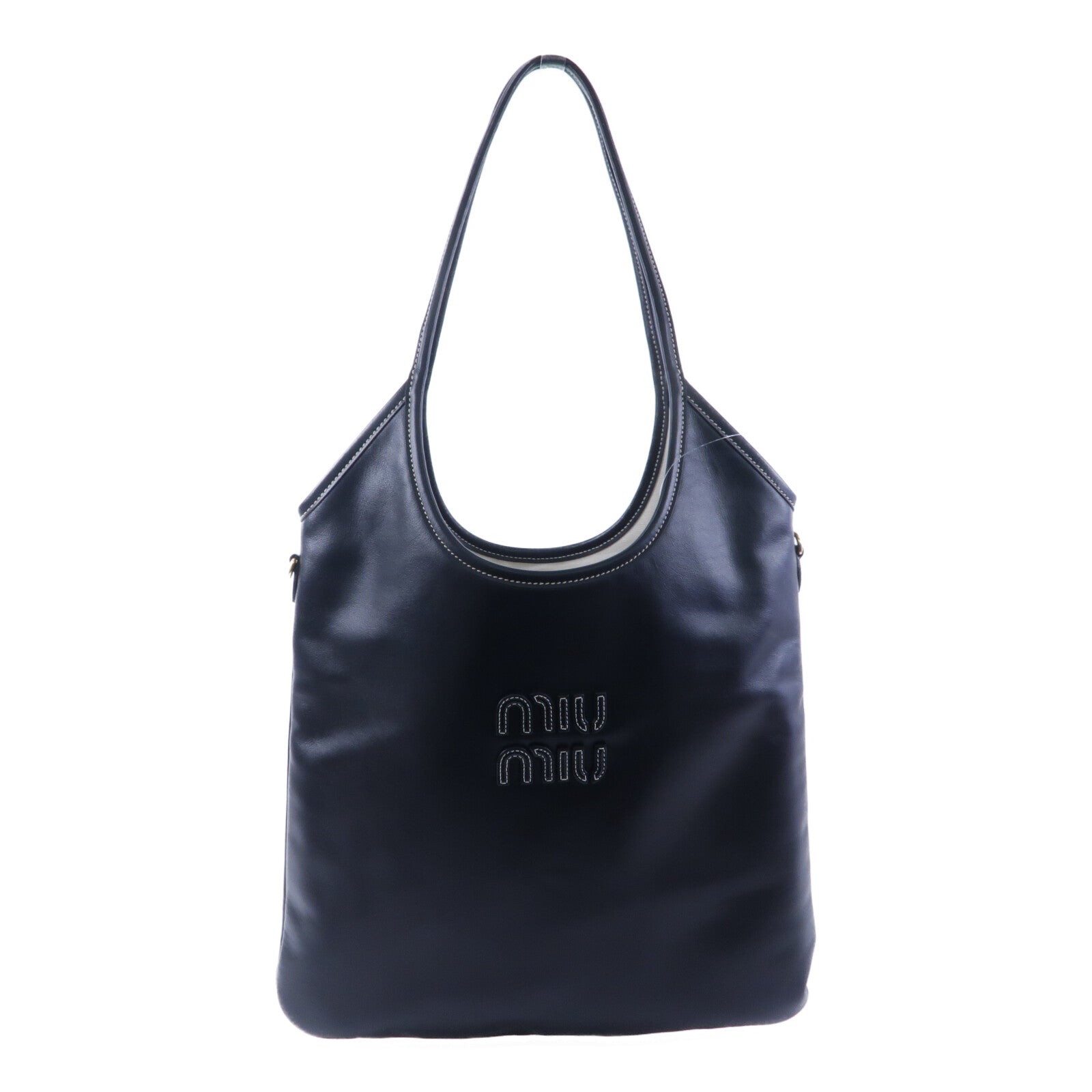 Miu Miu 牛皮皮革Ivy Tote肩背袋