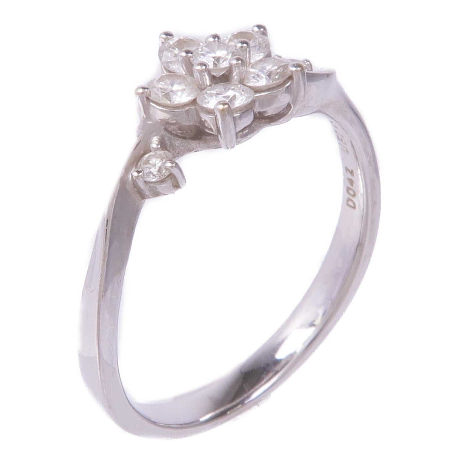 JEWELRY 【激減優惠】18K白金Diamond Ring鑽石戒指US#6.75