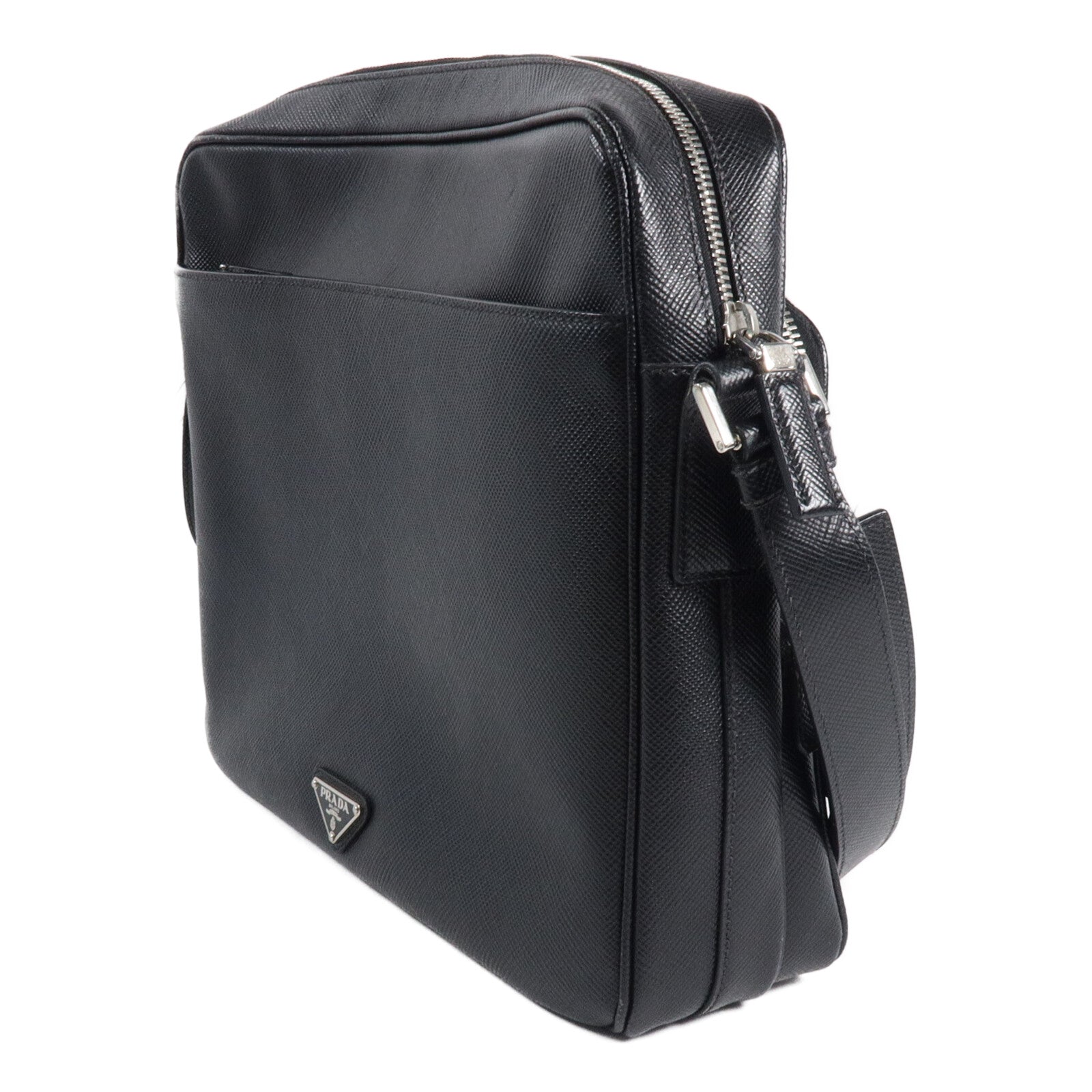 PRADA Saffiano皮革Messenger Bag肩背袋