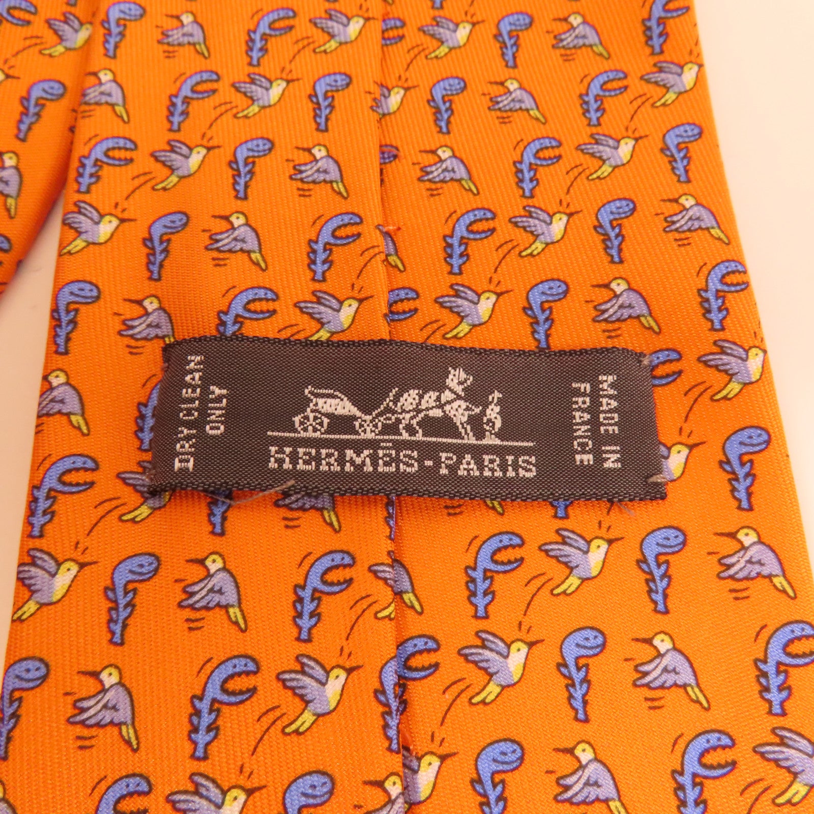 HERMES 絲質Tie領帶
