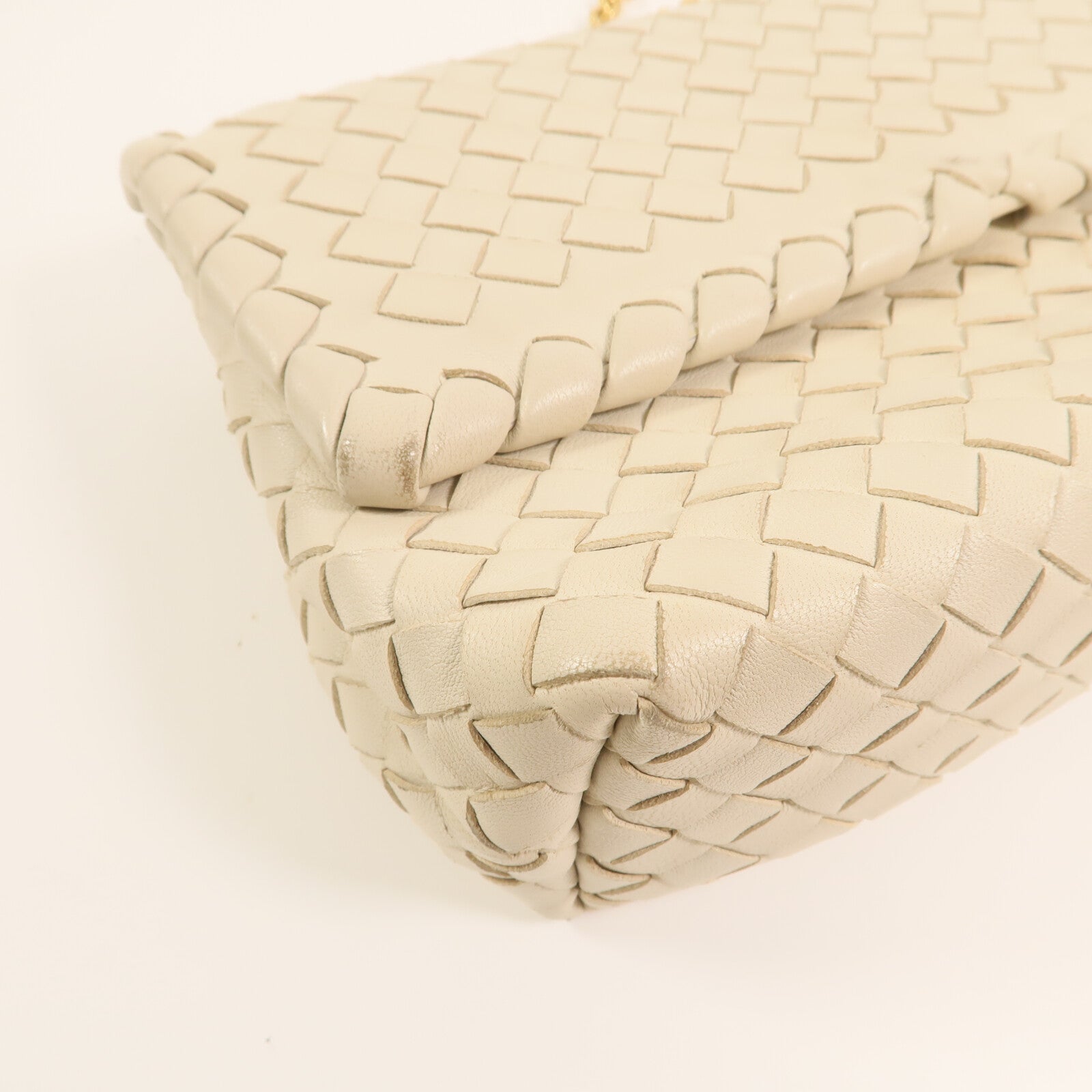 BOTTEGA VENETA 羊皮皮革Second Bag金扣鏈帶肩背袋