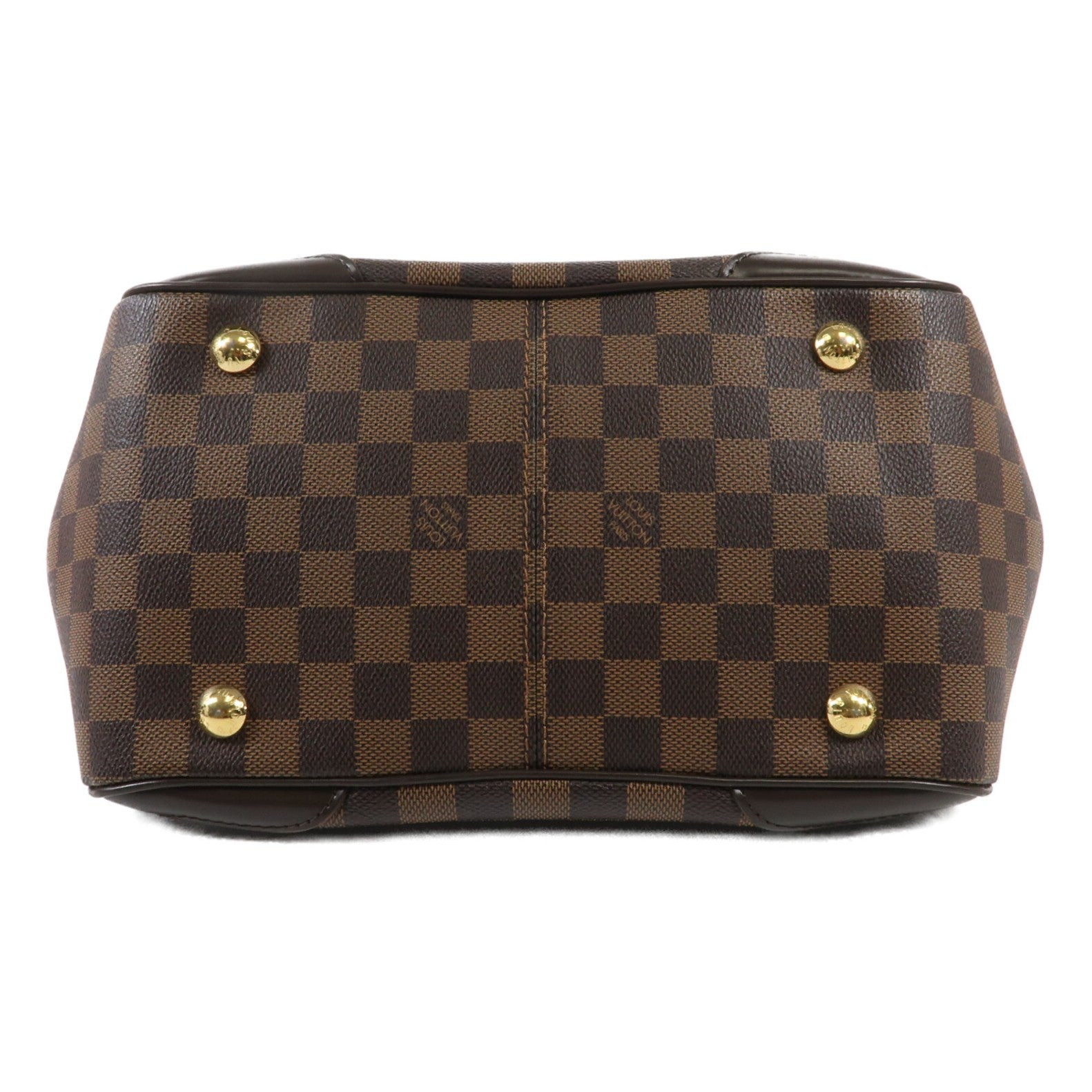 LOUIS VUITTON Damier Verona PM金扣肩背袋